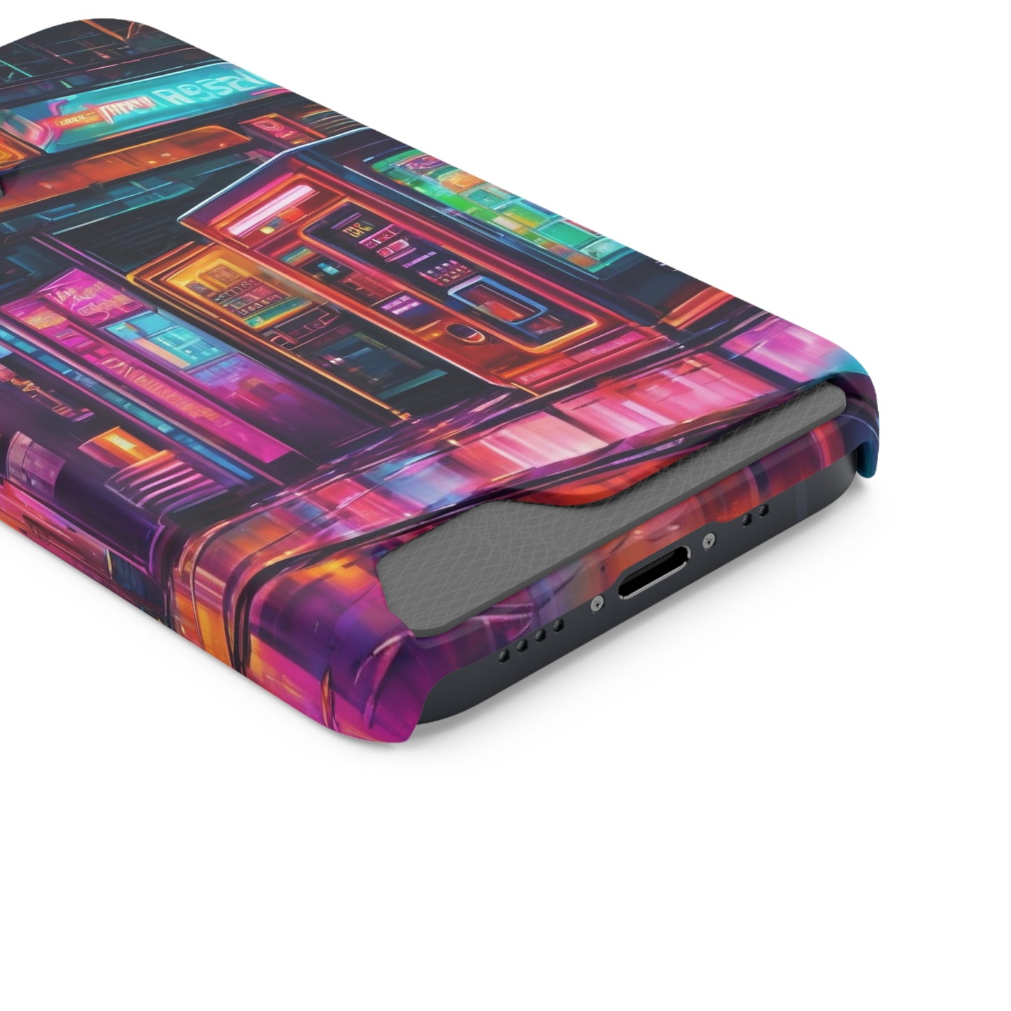 Phone Case with Card Holder - MagSafe, Polycarbonate, Glossy/Matte