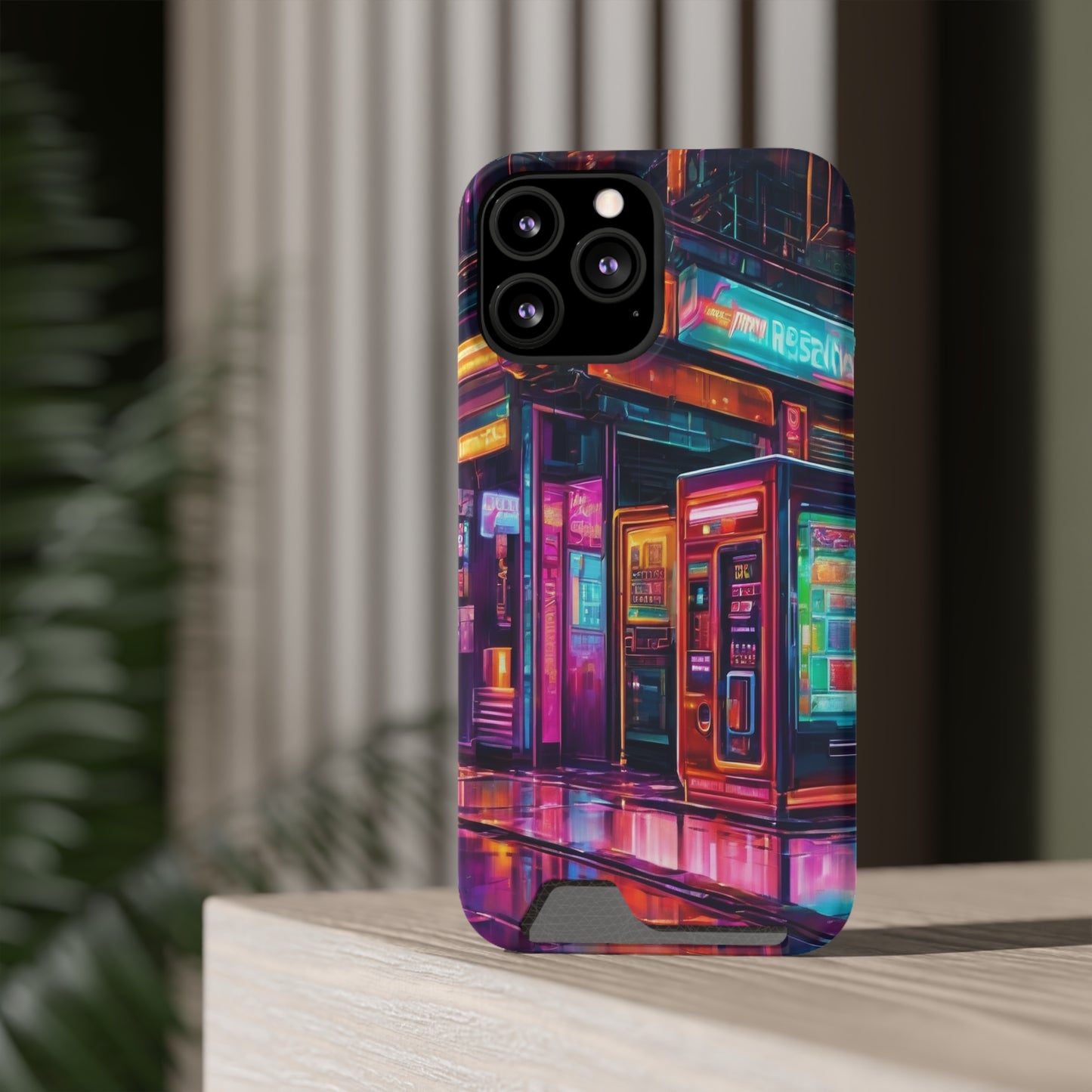 Phone Case with Card Holder - MagSafe, Polycarbonate, Glossy/Matte