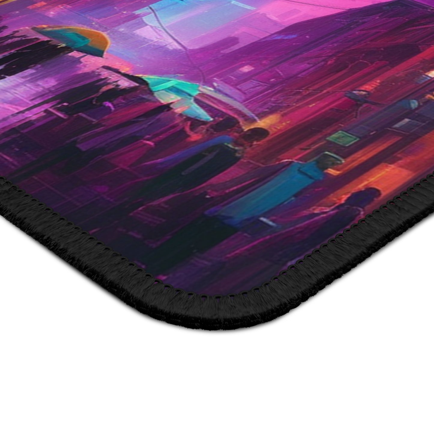 Gaming Mouse Pad 9x7 Neoprene - Custom Graphics, Stitched Edge