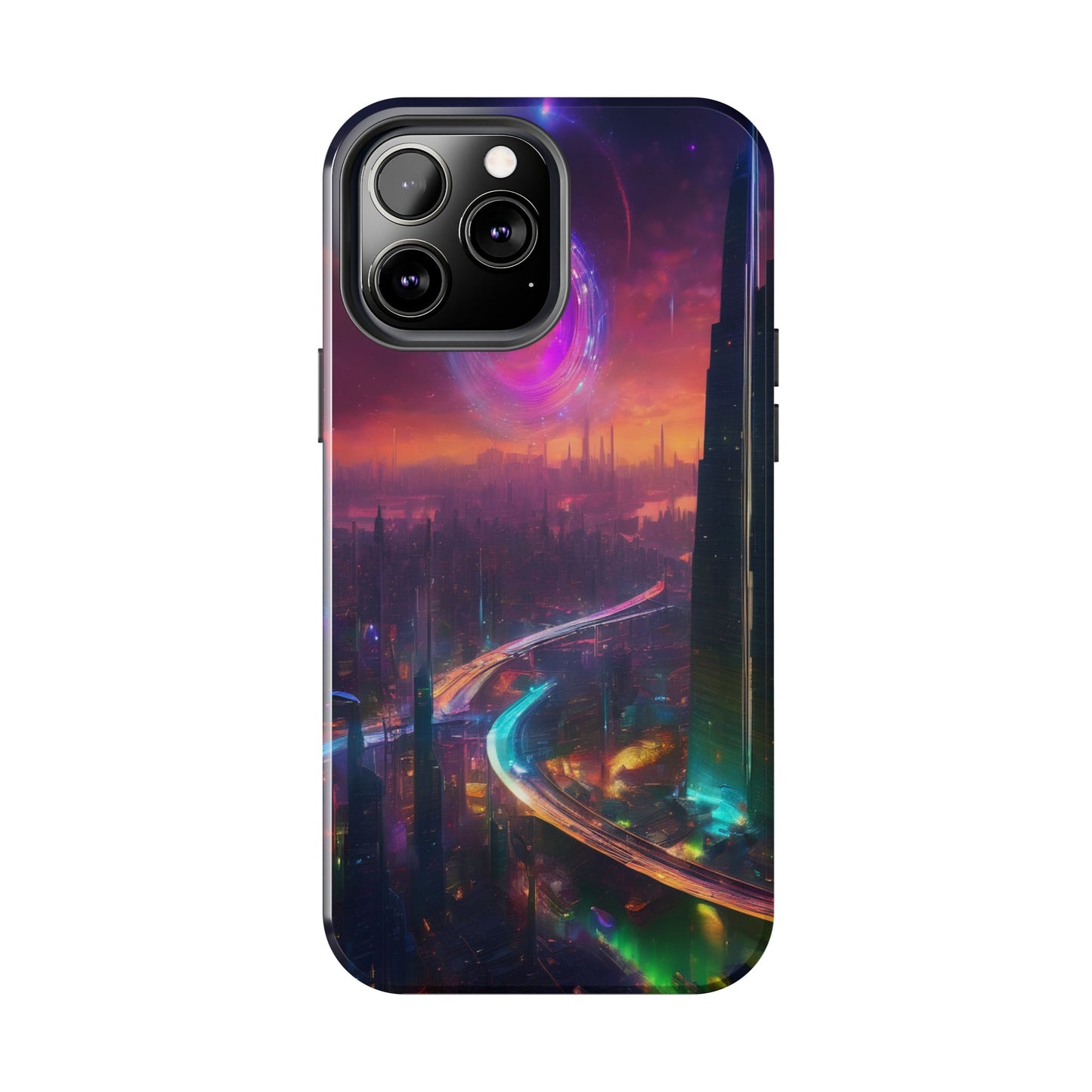 Tough Phone Case – Shockproof TPU/Polycarbonate for iPhone & Samsung