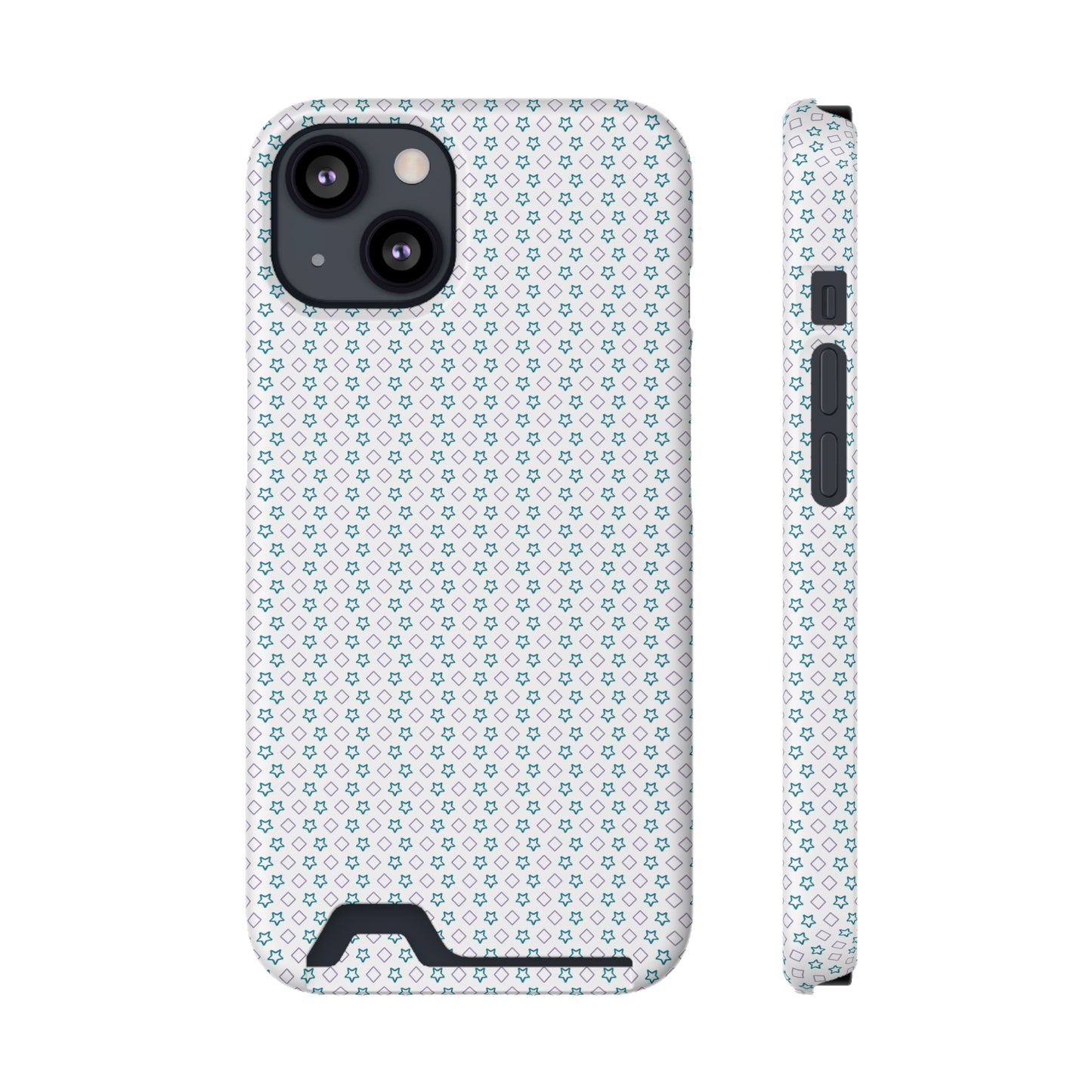 Phone Case with Card Holder – Polycarbonate, Matte/Glossy