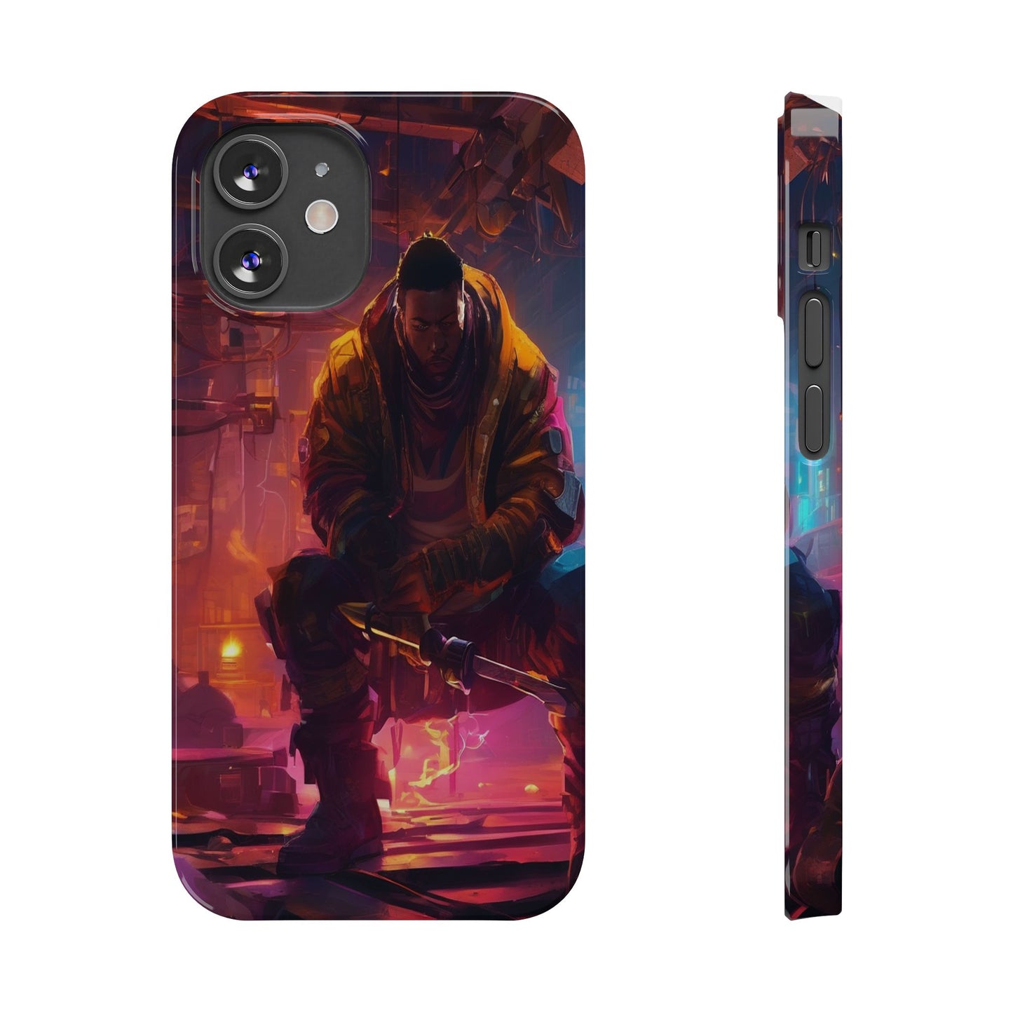 Slim Phone Case for iPhone 16 - Ultra-Thin, Glossy PC