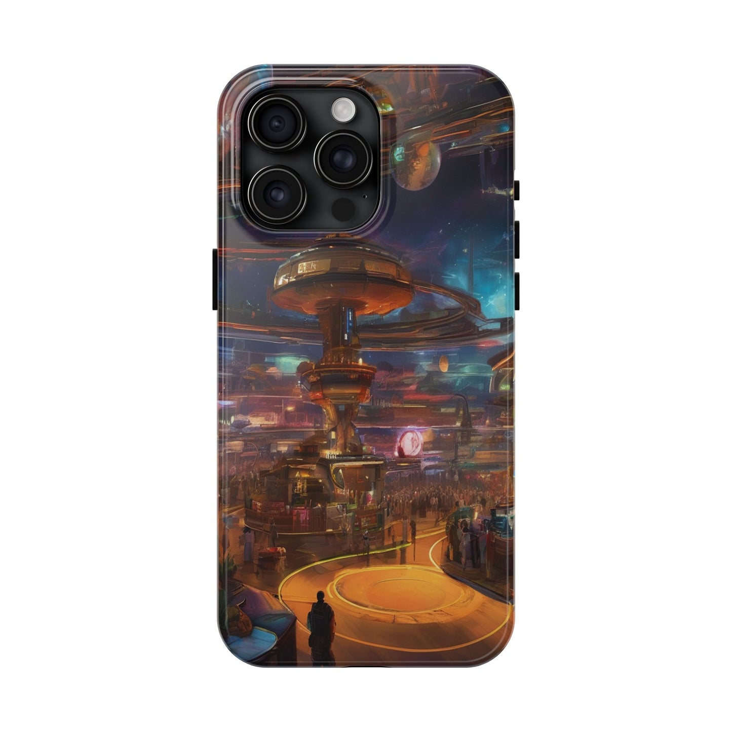 Tough Phone Case - 2-Piece Impact-Resistant Glossy Shield