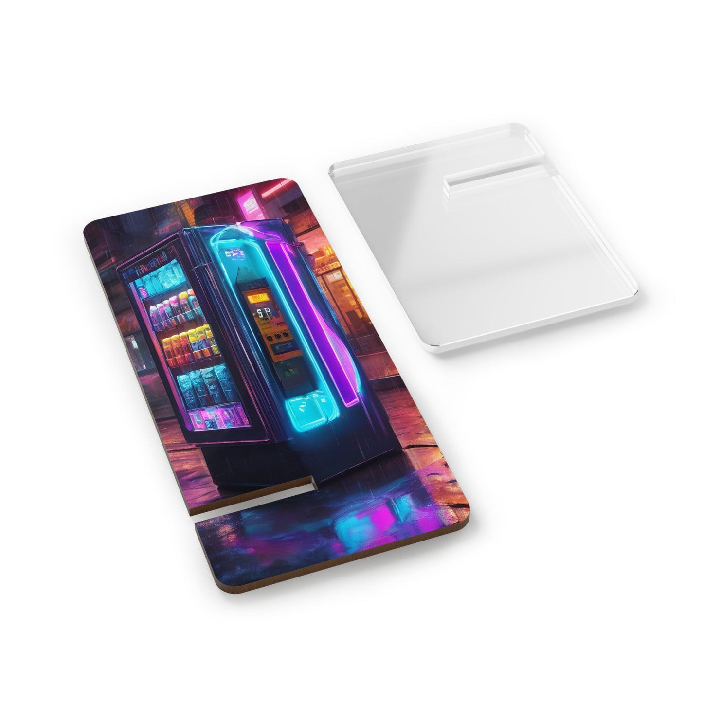 Mobile Phone Stand - Two-Piece Wobble-Free Desk Display