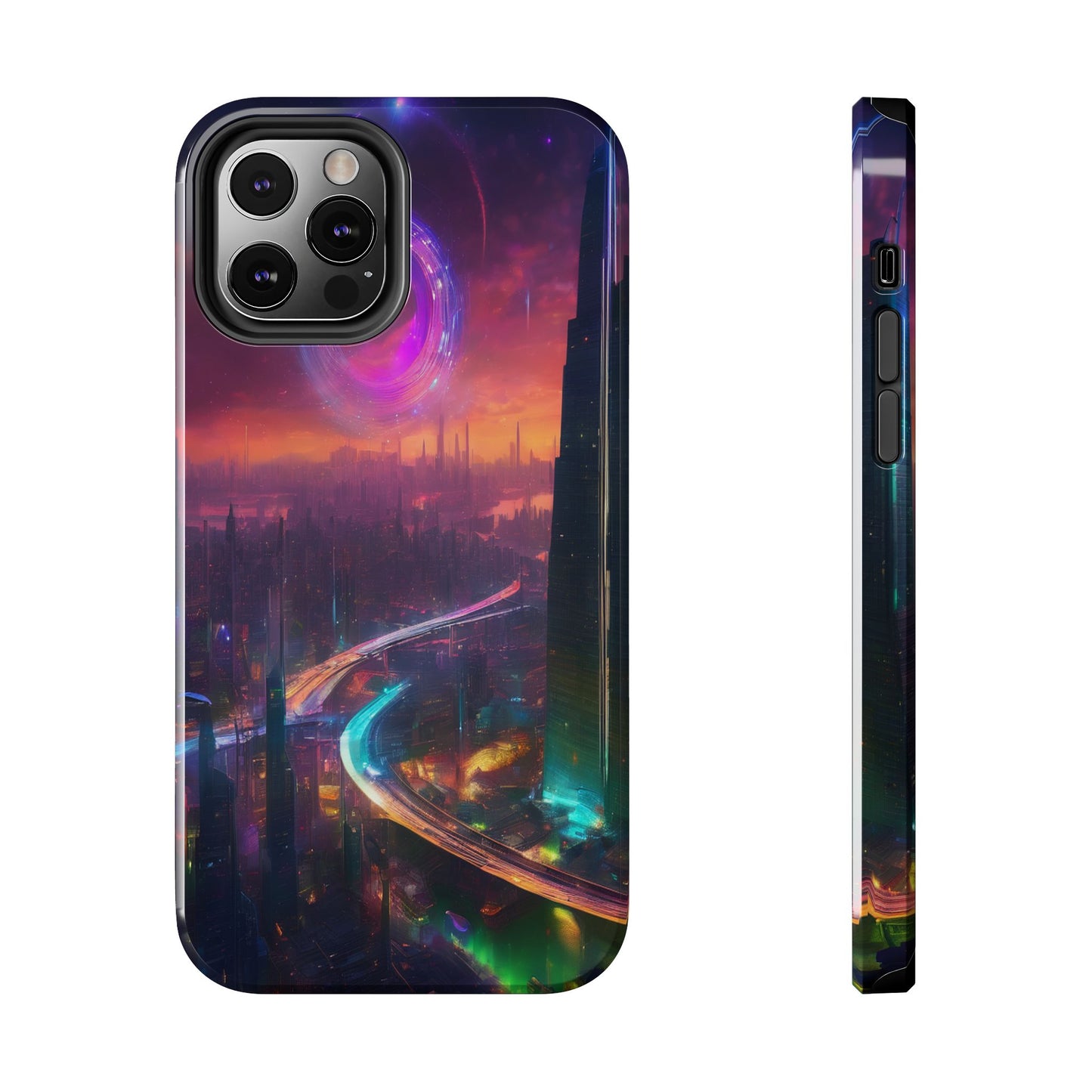 Tough Phone Case – Shockproof TPU/Polycarbonate for iPhone & Samsung