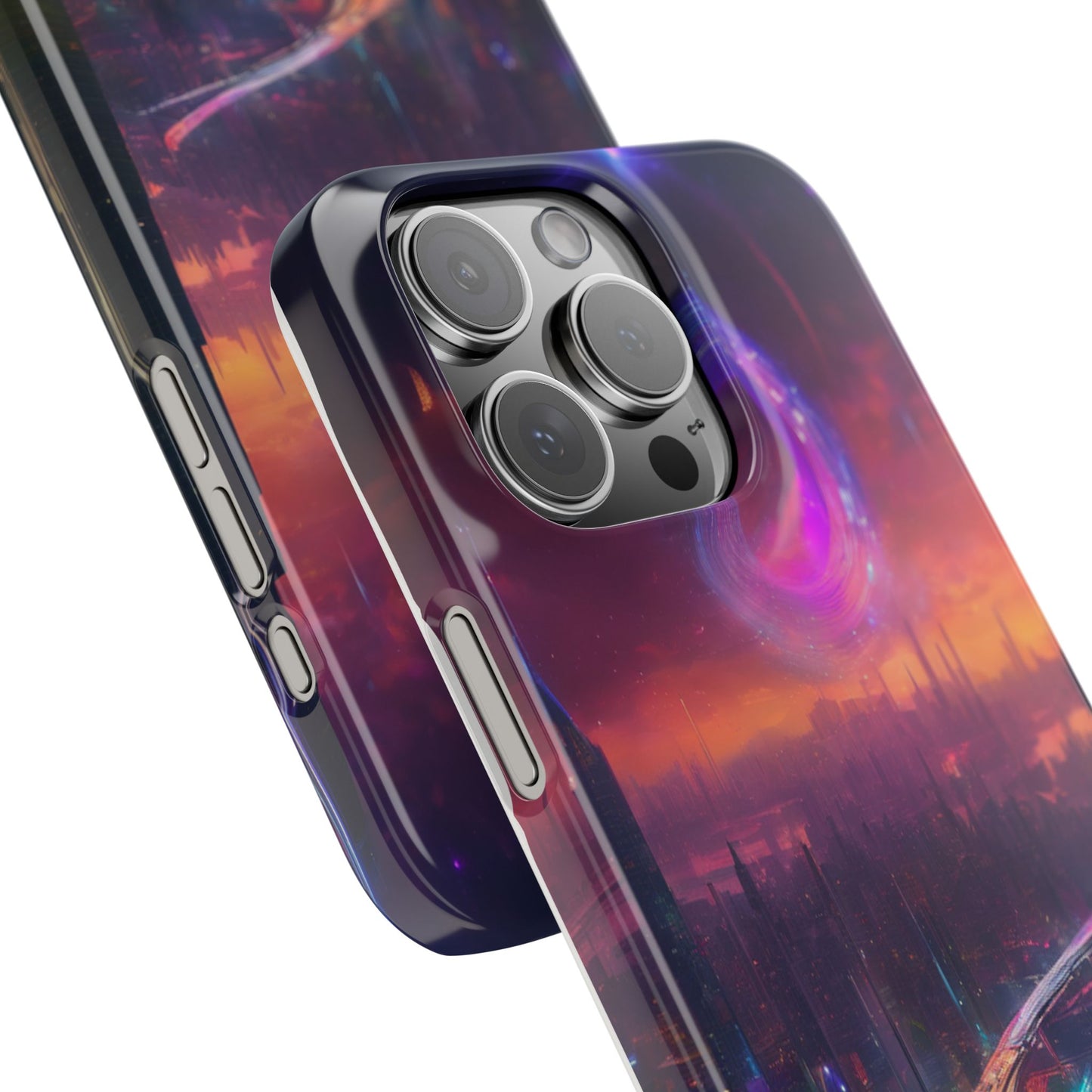 Slim Glossy Phone Case for iPhone 16 – Lexan PC