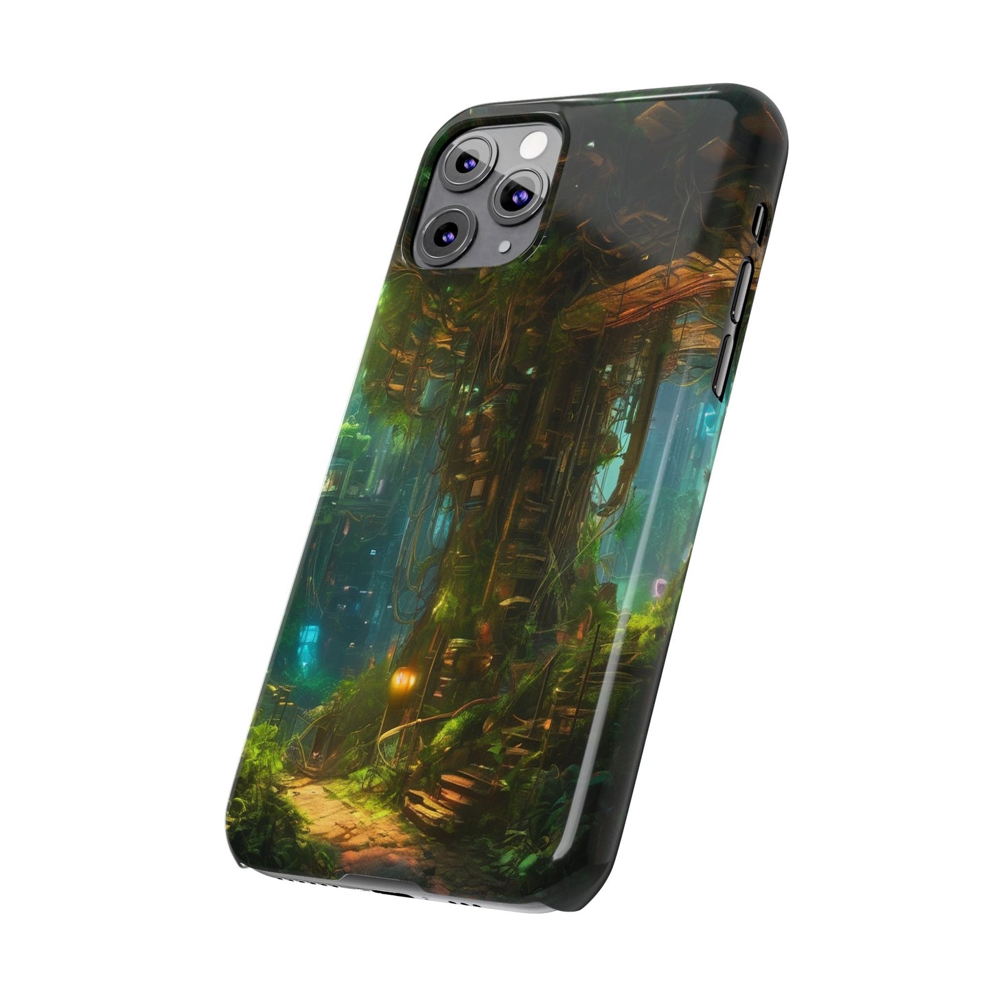 Neon Slim Phone Case for iPhone 16 Glossy Lexan