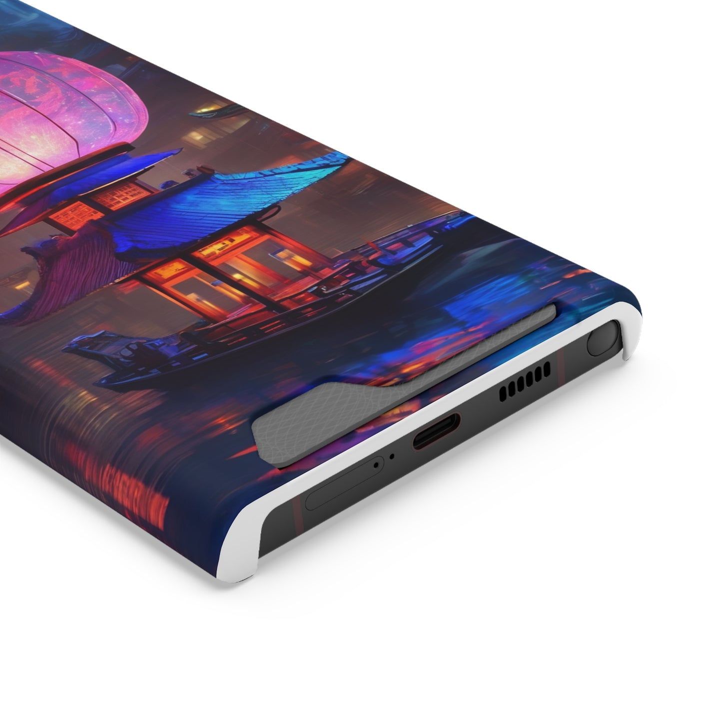 Neon Card Holder Phone Case - MagSafe, 1 Card Slot, Polycarbonate
