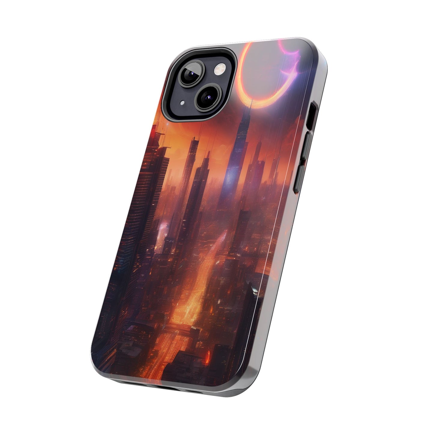 Rugged Phone Case - Impact-Resistant Dual-Layer TPU/PC, Glossy