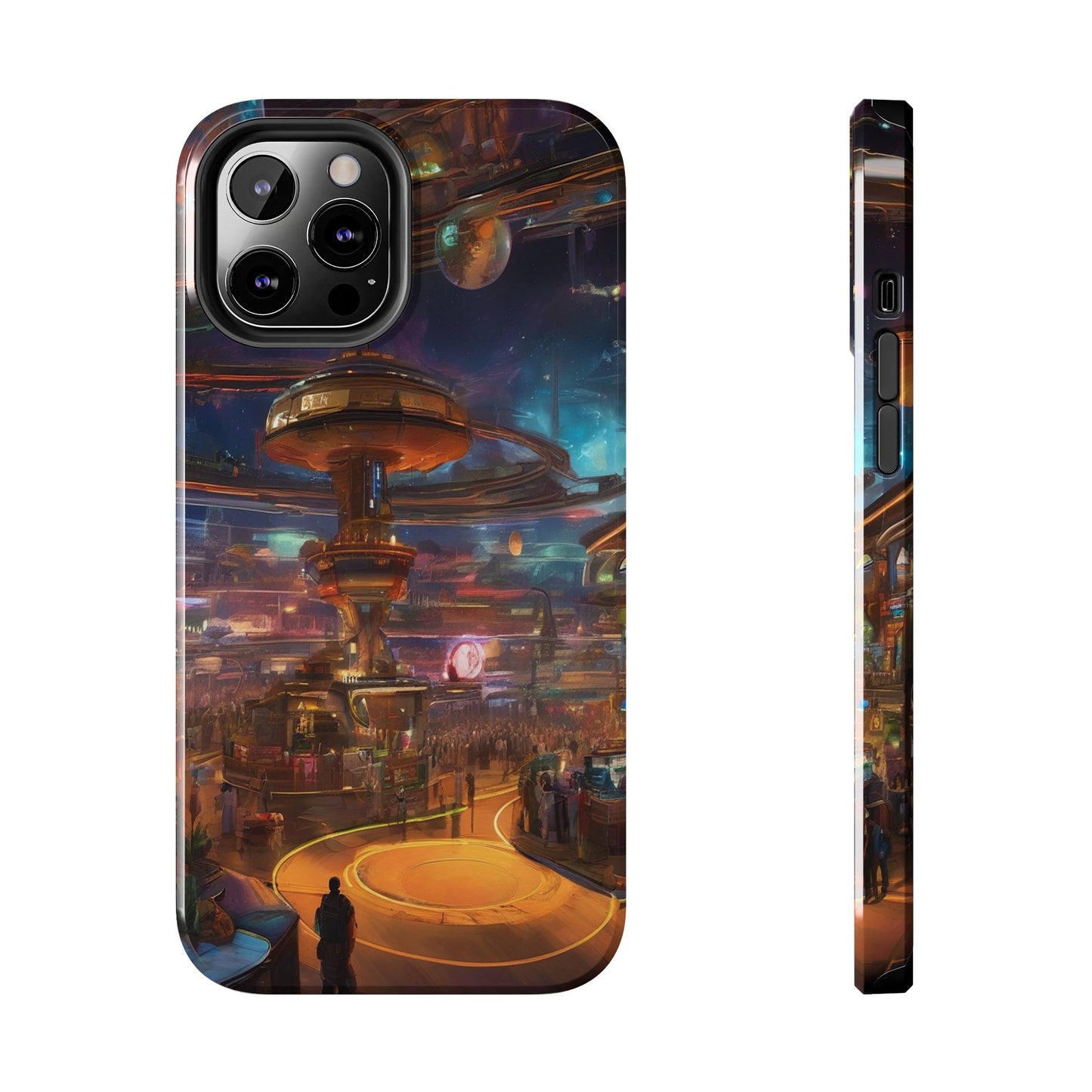 Tough Phone Case - 2-Piece Impact-Resistant Glossy Shield