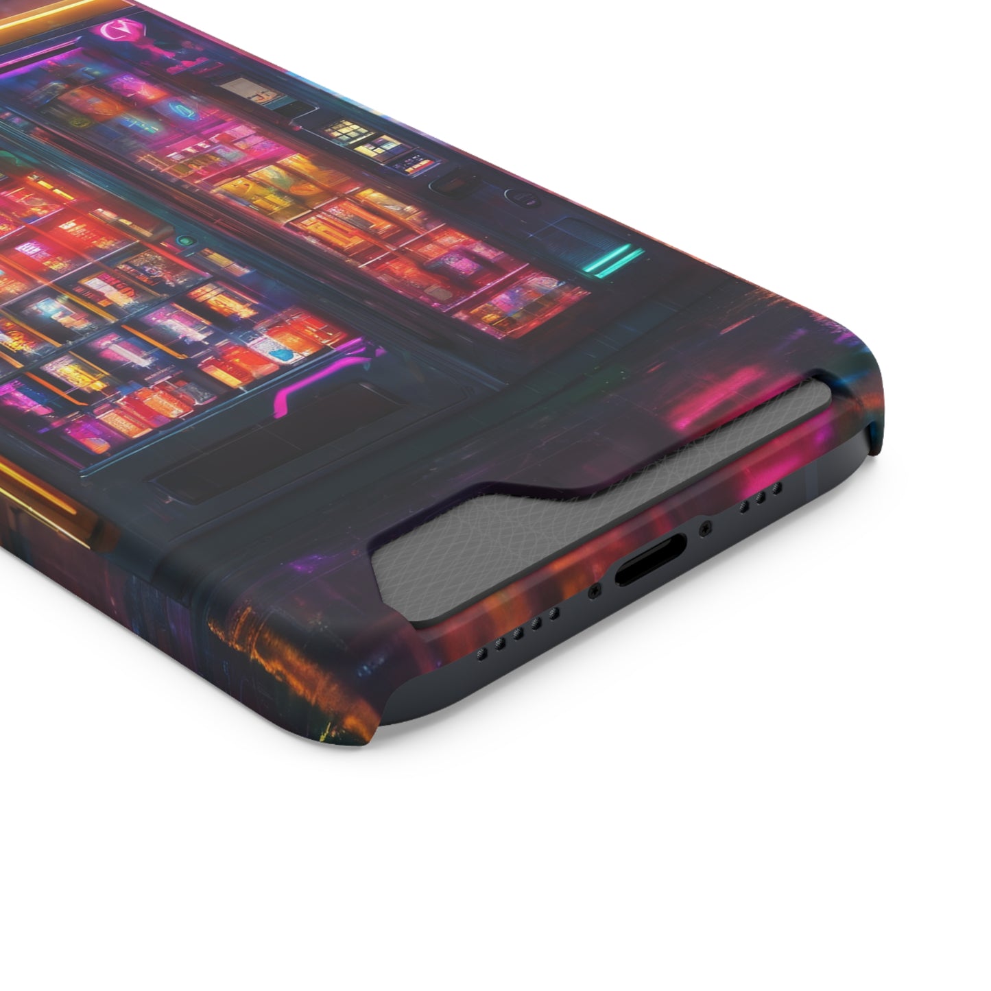 Phone Case with Card Holder - Impact-Resistant Polycarbonate, MagSafe