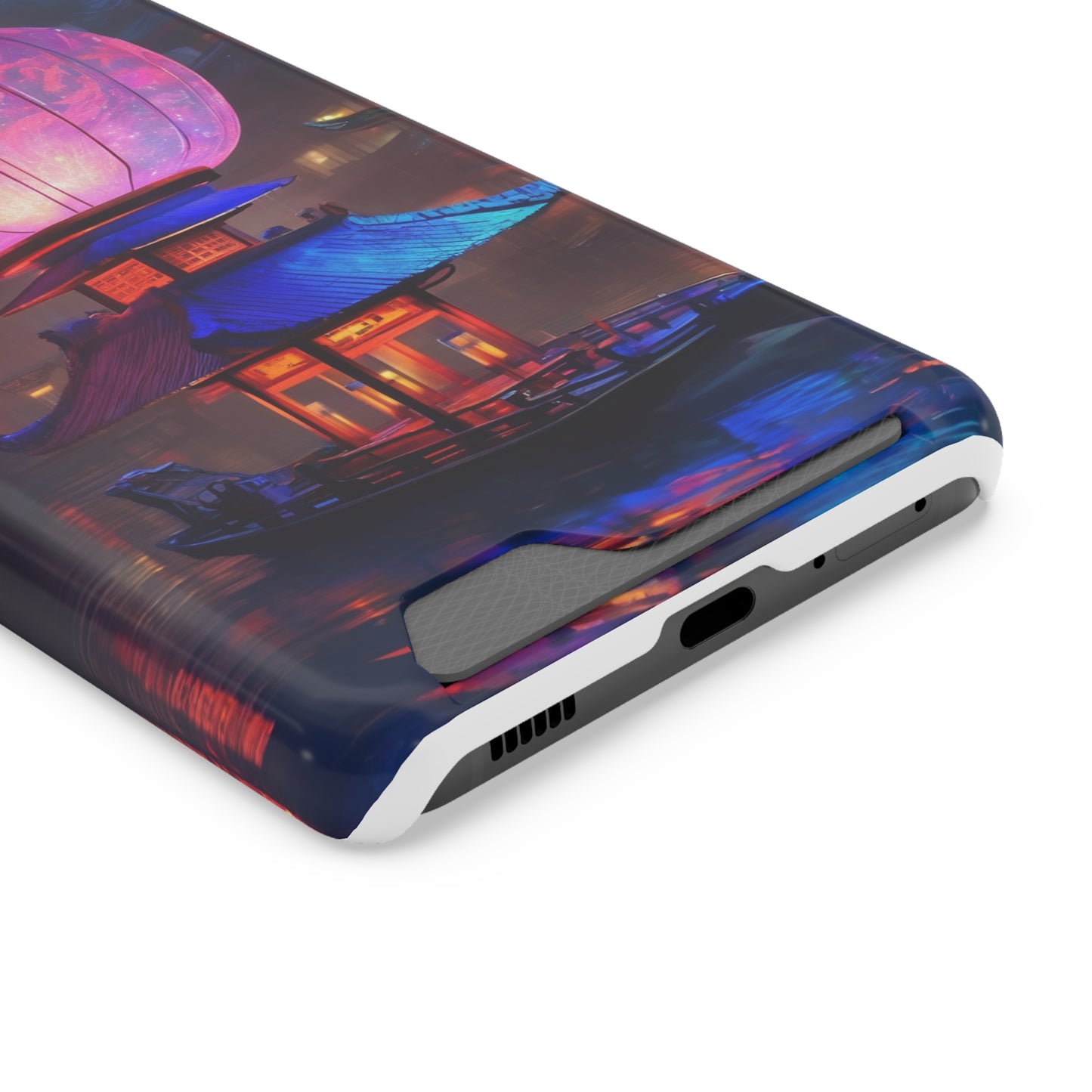 Neon Card Holder Phone Case - MagSafe, 1 Card Slot, Polycarbonate