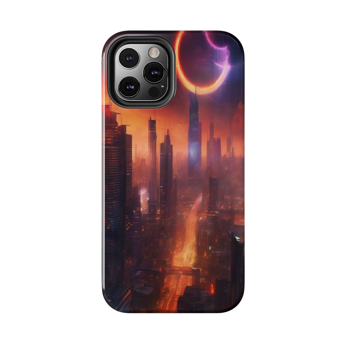 Rugged Phone Case - Impact-Resistant Dual-Layer TPU/PC, Glossy
