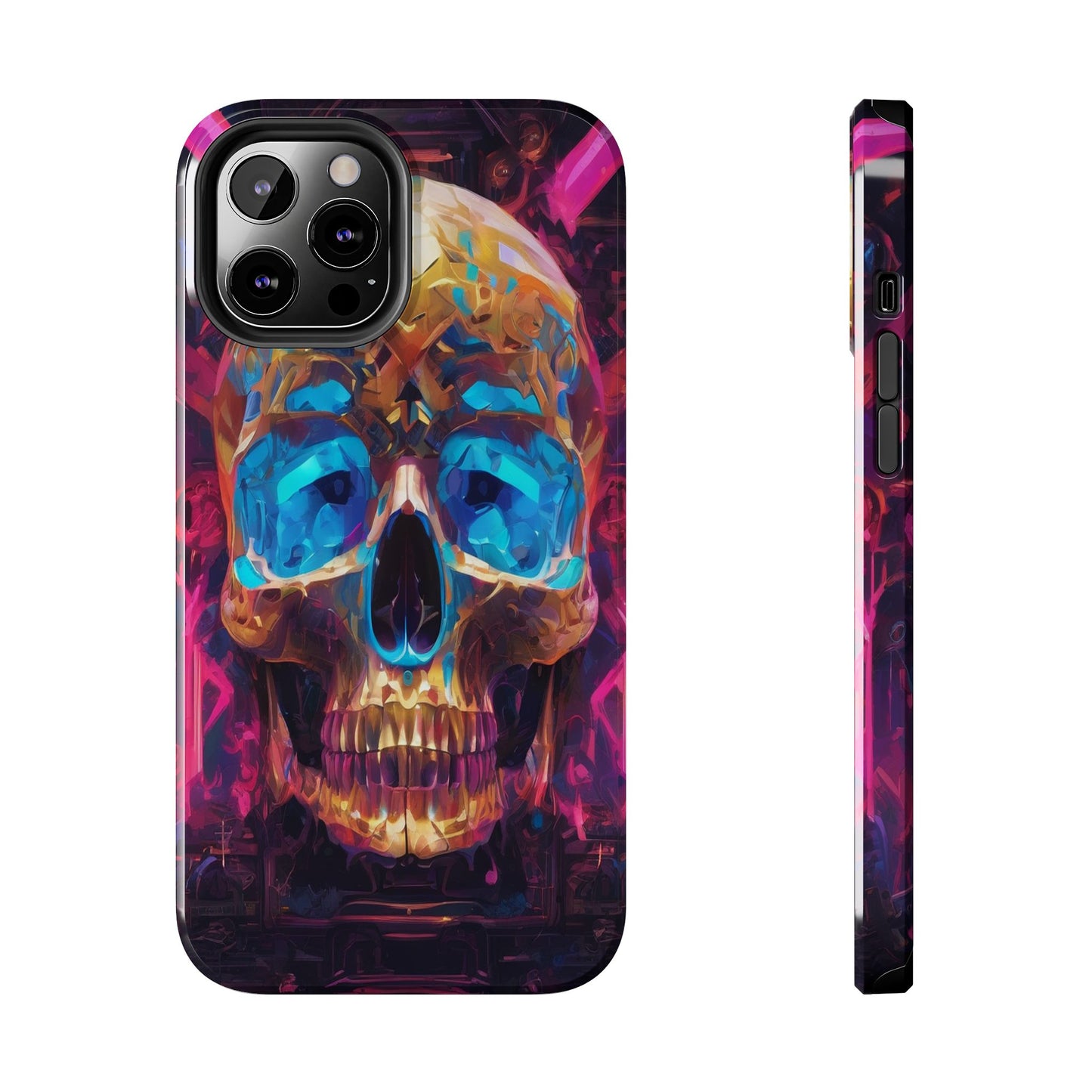 Rugged Phone Case - Impact-Resistant, Glossy Polycarbonate