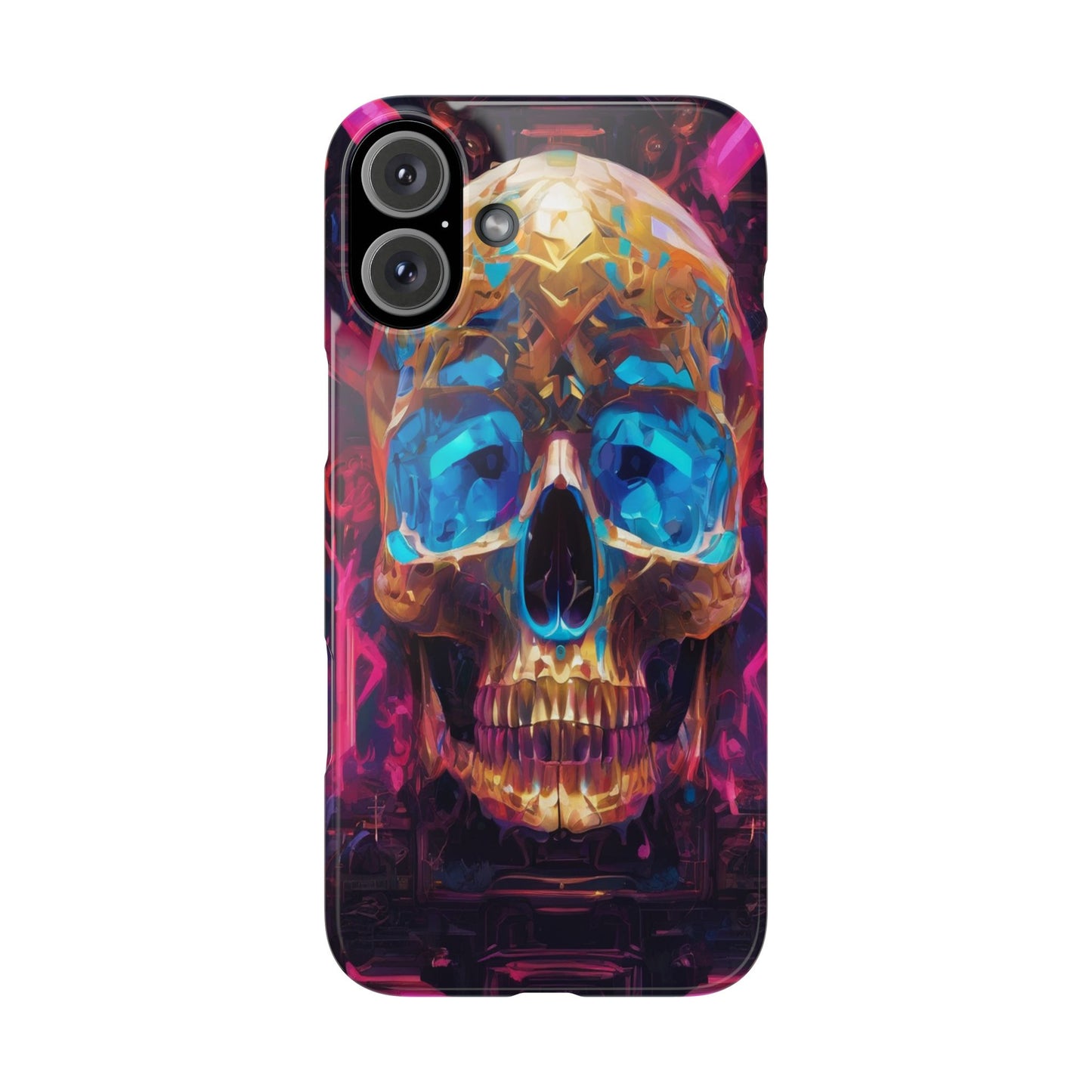 Slim Phone Case for iPhone 16 – Glossy Lexan Shield