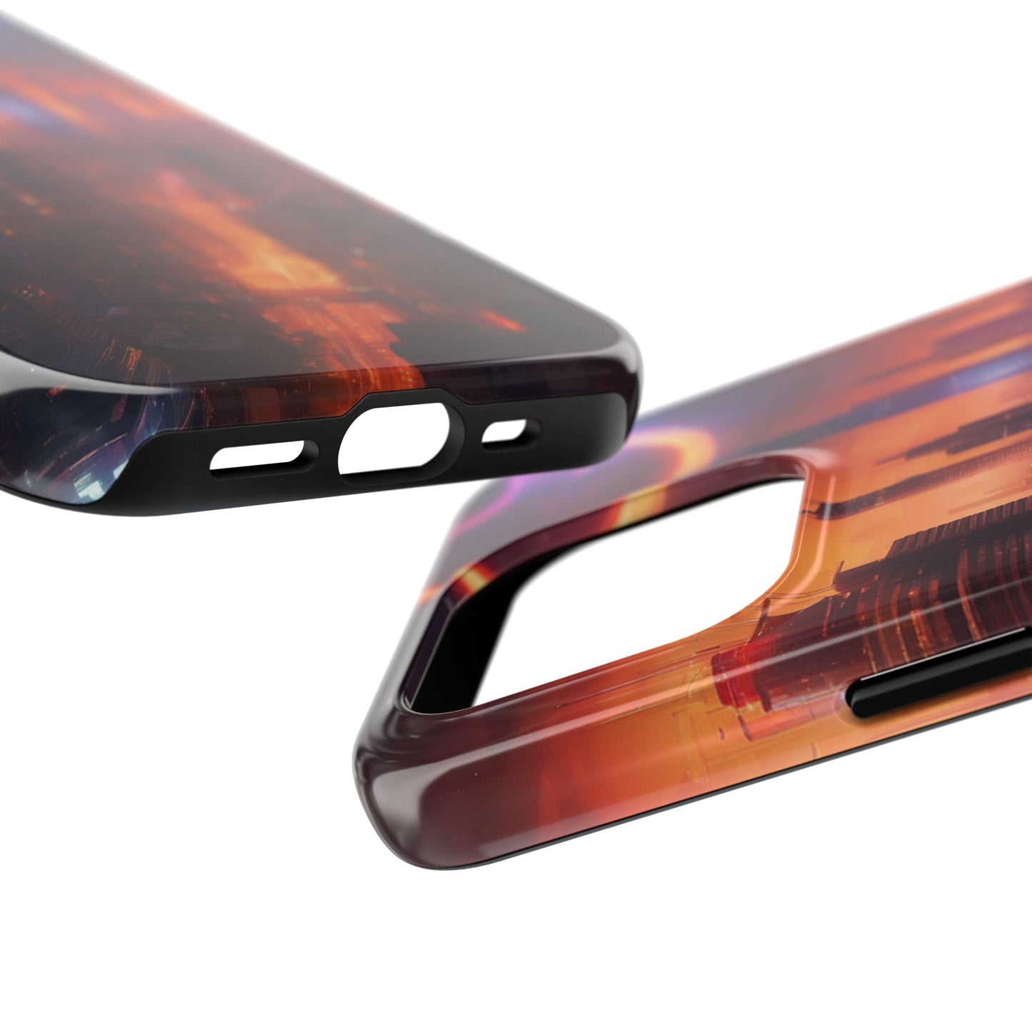 Rugged Phone Case - Impact-Resistant Dual-Layer TPU/PC, Glossy
