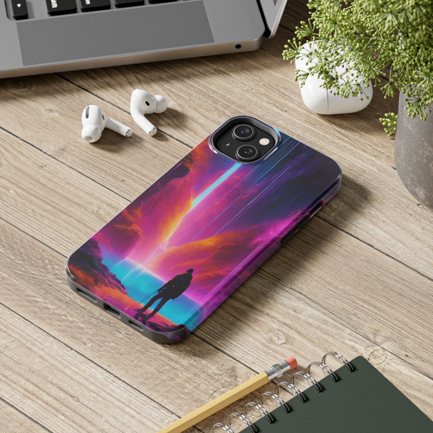Tough Phone Case with TPU & PC Shell – Shockproof for iPhone/Samsung