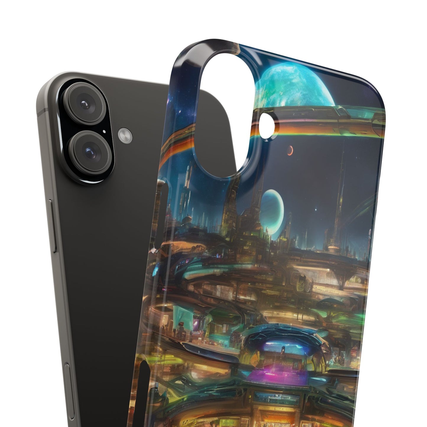 Ultra-Slim Lexan Phone Case for iPhone 16 – Glossy Finish
