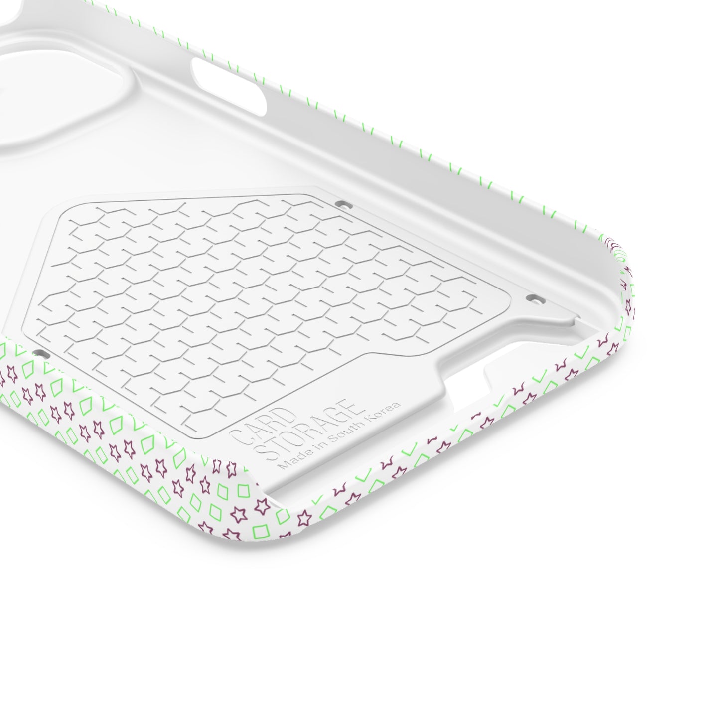 Neon Card Holder Phone Case with MagSafe - Impact-Resistant