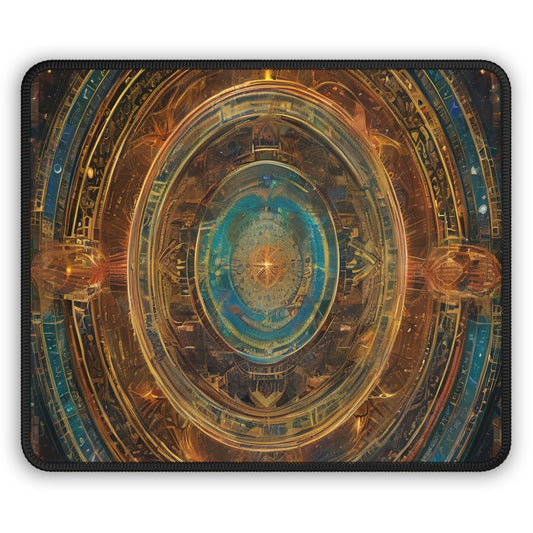 Neon Gaming Mouse Pad 9x7 - Custom Neoprene, Stitched Edges