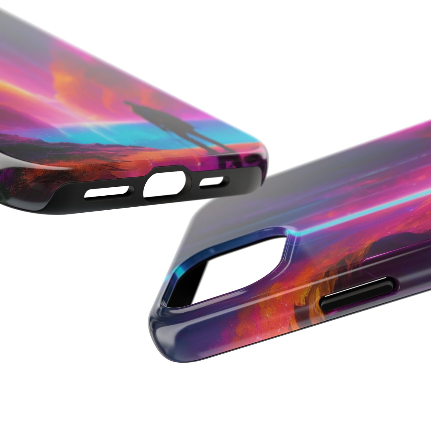 Tough Phone Case with TPU & PC Shell – Shockproof for iPhone/Samsung