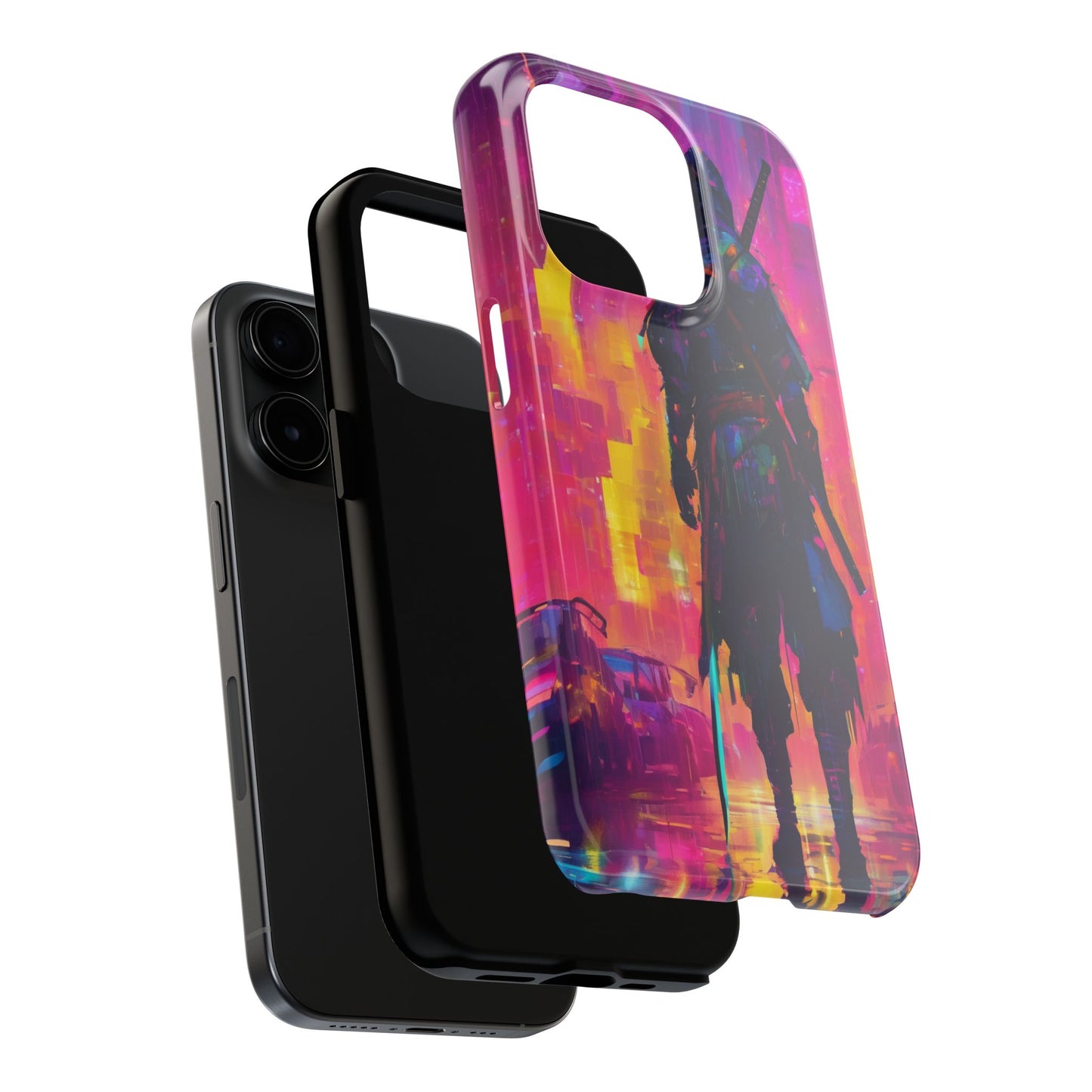 Rugged Phone Case - Impact-Resistant TPU/PC, iPhone & Samsung
