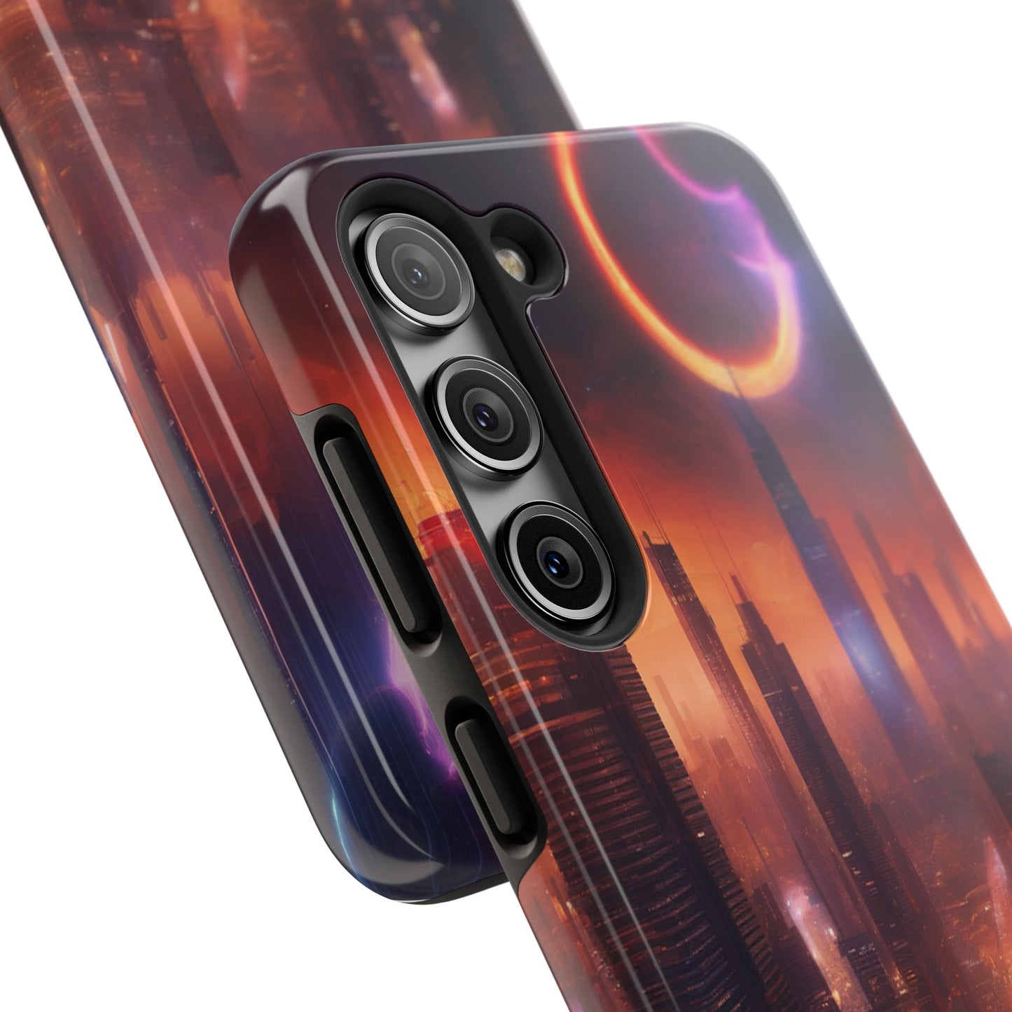 Rugged Phone Case - Impact-Resistant Dual-Layer TPU/PC, Glossy