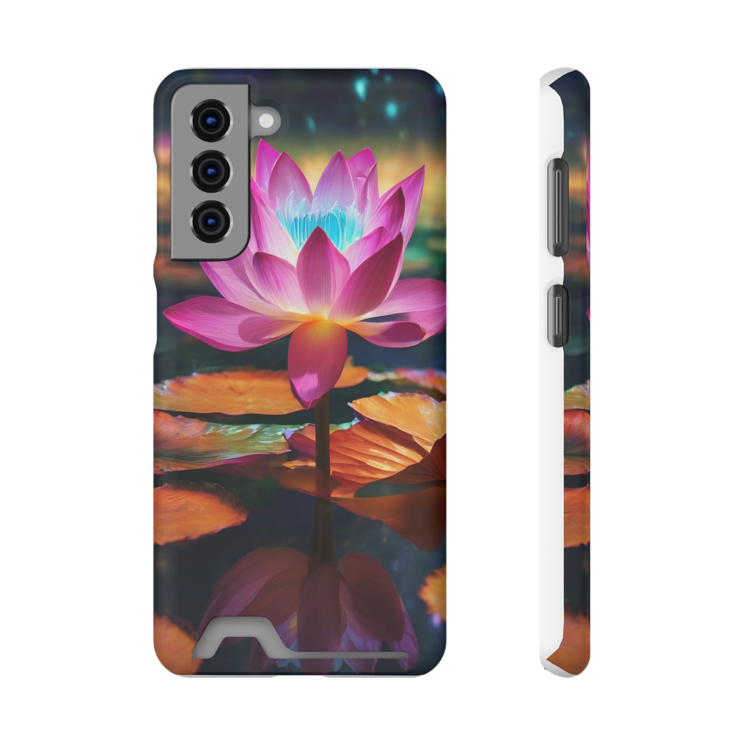 Neon Phone Case with Card Holder - MagSafe & Card Storage