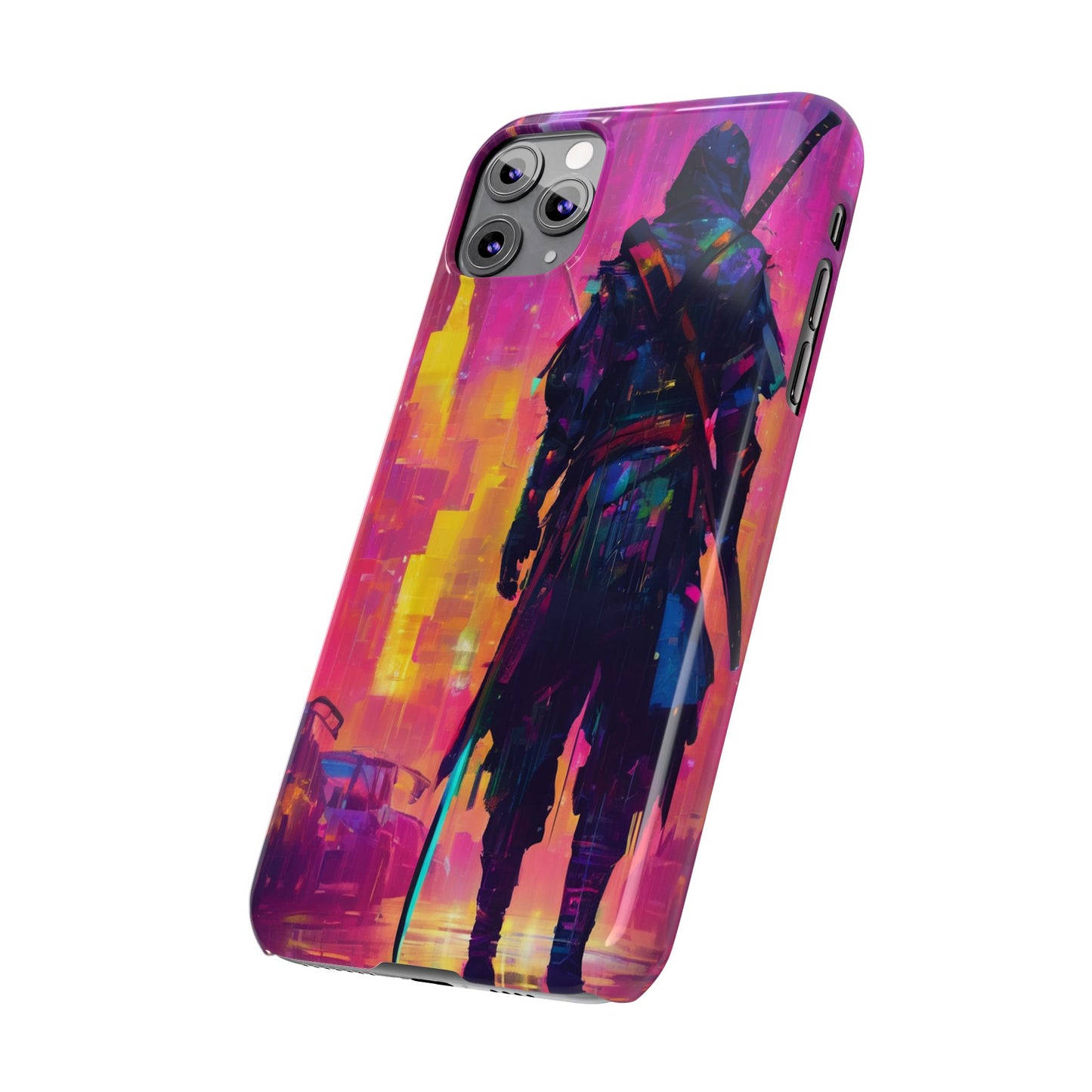 Neon Slim Phone Case for iPhone 16 - Glossy Lexan Finish