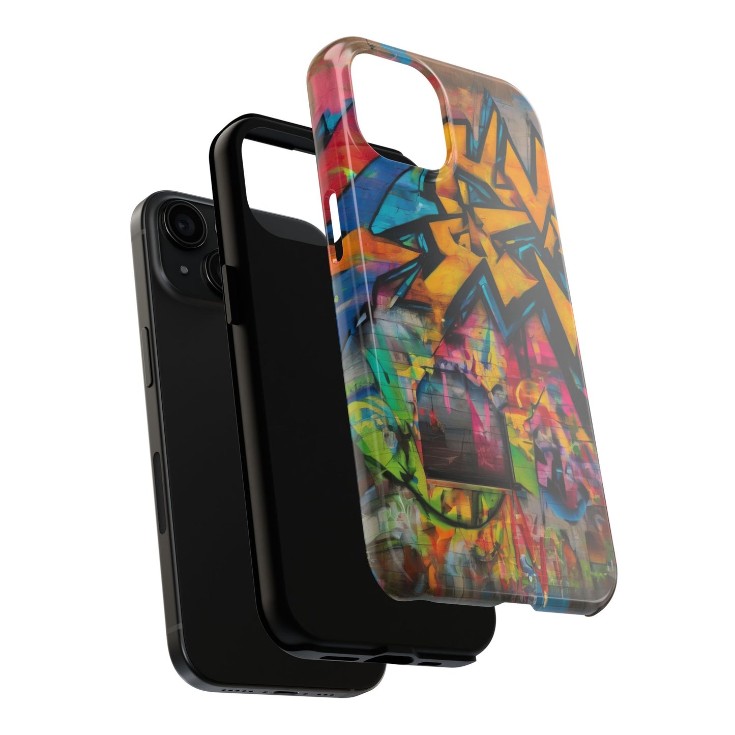 Rugged Phone Case - Impact-Resistant, Glossy Finish