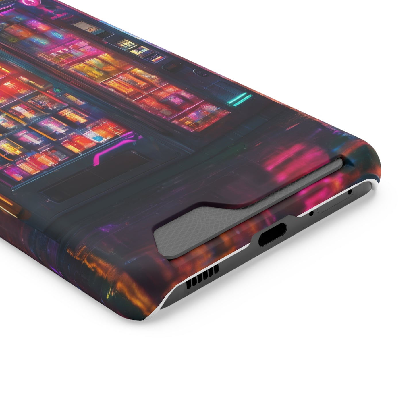 Phone Case with Card Holder - Impact-Resistant Polycarbonate, MagSafe
