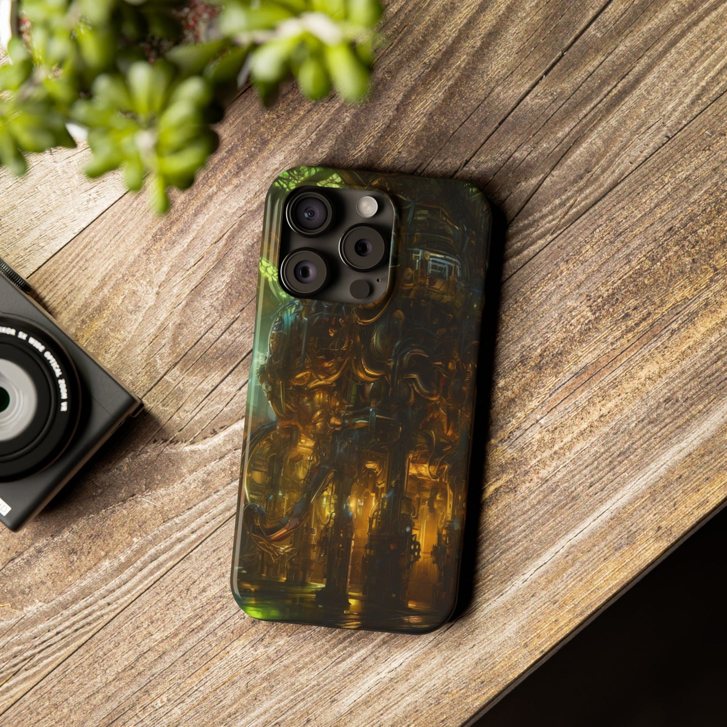 Slim Phone Case for iPhone 16 - Glossy Ultra-Thin Polycarbonate