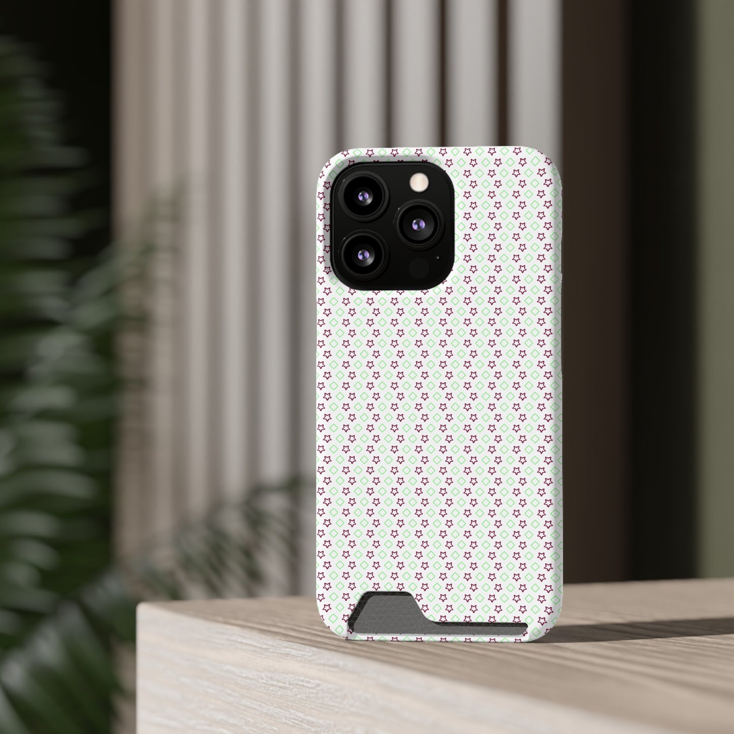Neon Card-Holder Phone Case - Glossy/Matte Finish