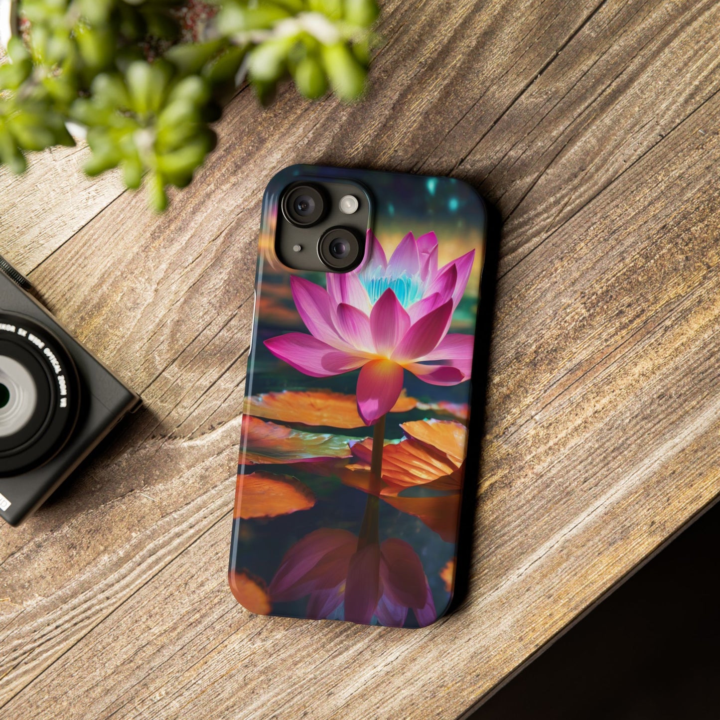 Slim Glossy Polycarbonate Phone Case for iPhone 16