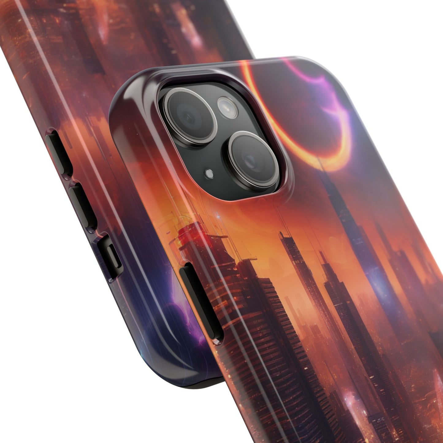 Rugged Phone Case - Impact-Resistant Dual-Layer TPU/PC, Glossy
