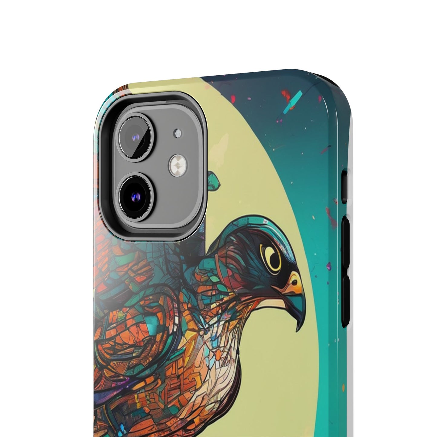 Neon Tough Phone Case - Impact-Resistant, Glossy Finish