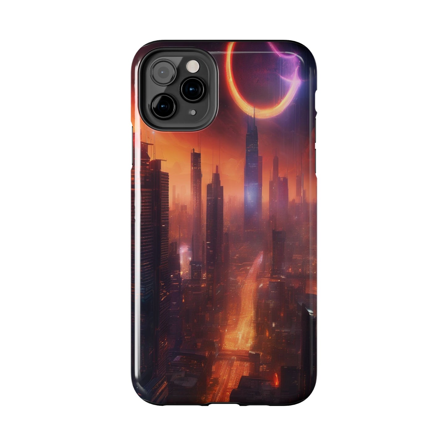 Rugged Phone Case - Impact-Resistant Dual-Layer TPU/PC, Glossy