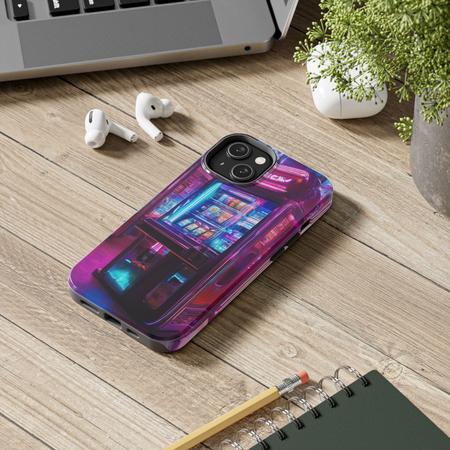 Tough Phone Case with TPU Shell - Impact-Resistant, Glossy Finish