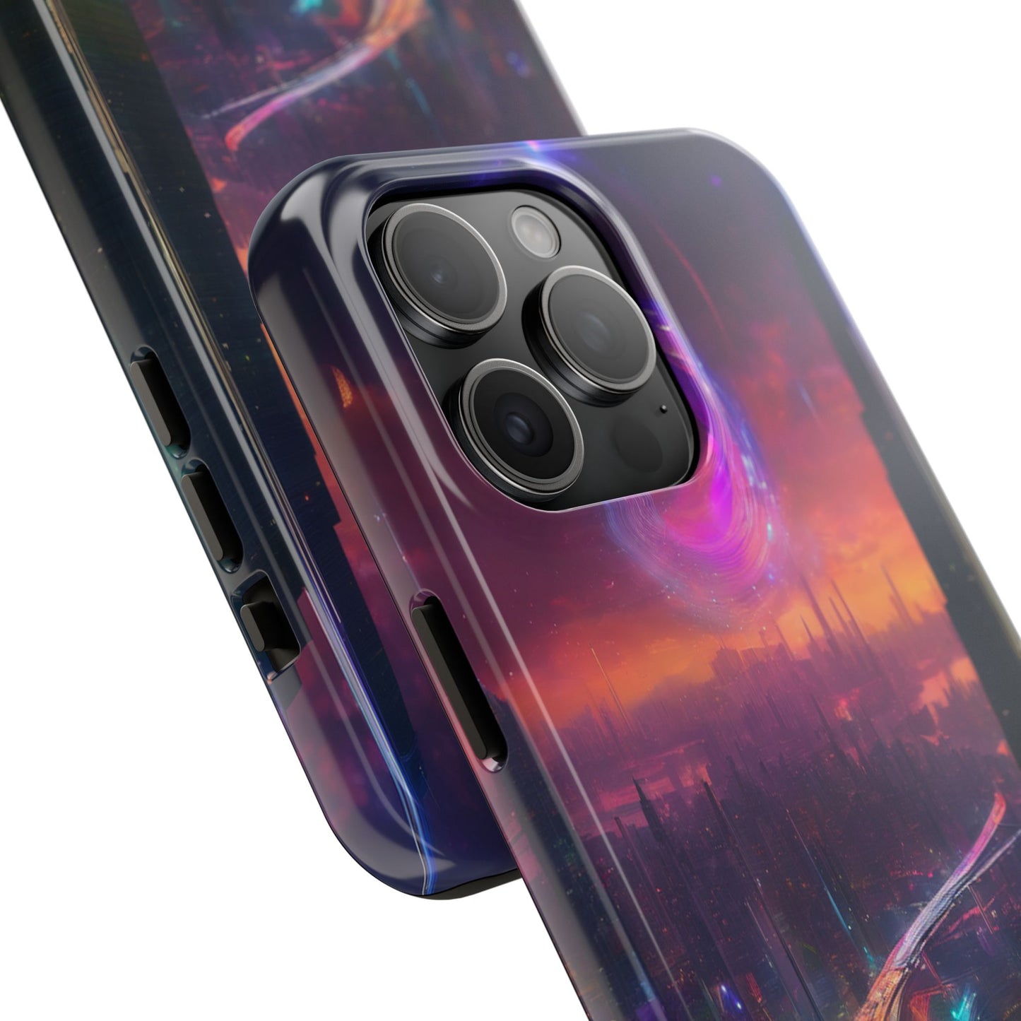 Tough Phone Case – Shockproof TPU/Polycarbonate for iPhone & Samsung