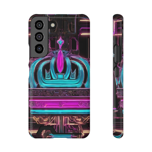 Neon Card Holder Phone Case - MagSafe Compatible