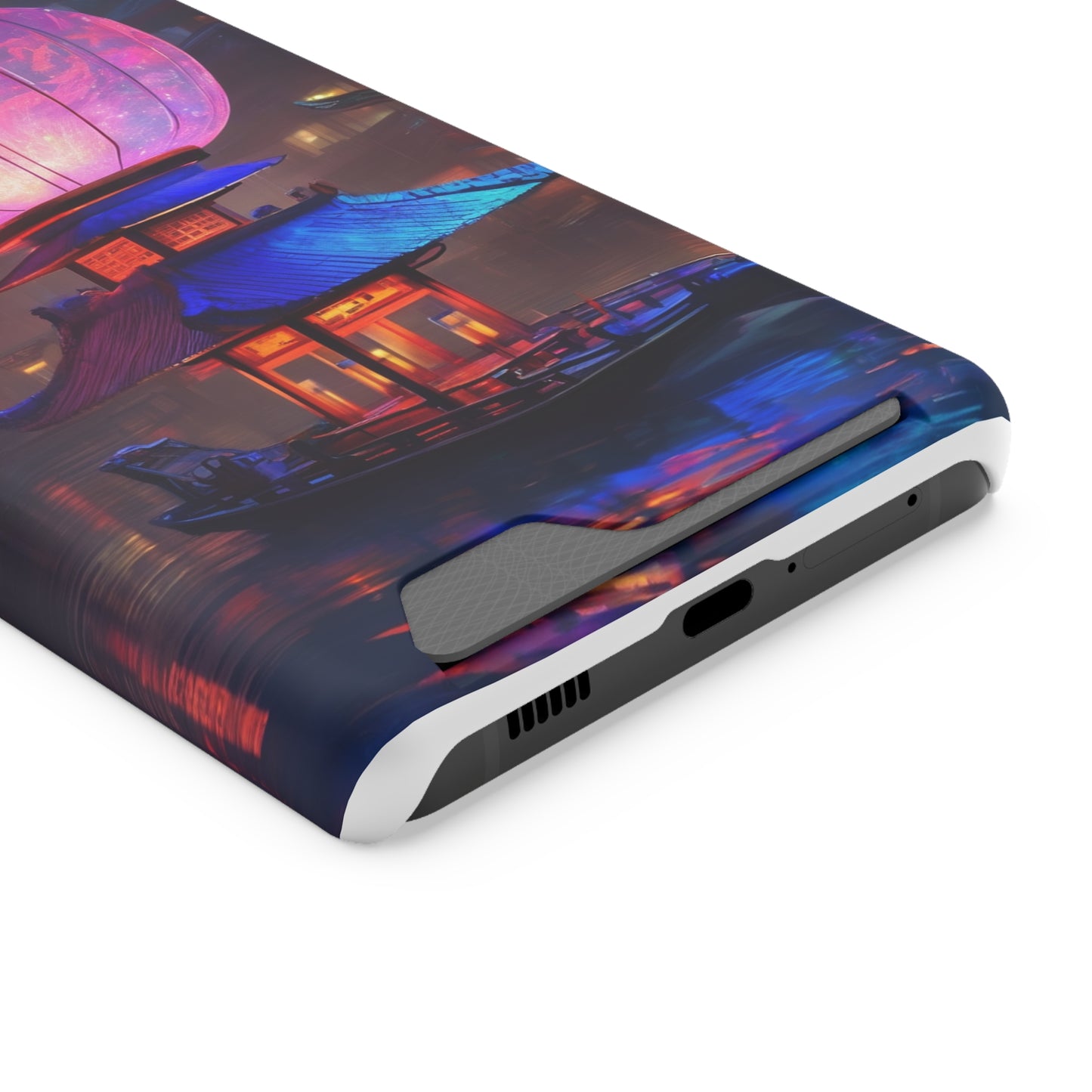 Neon Card Holder Phone Case - MagSafe, 1 Card Slot, Polycarbonate