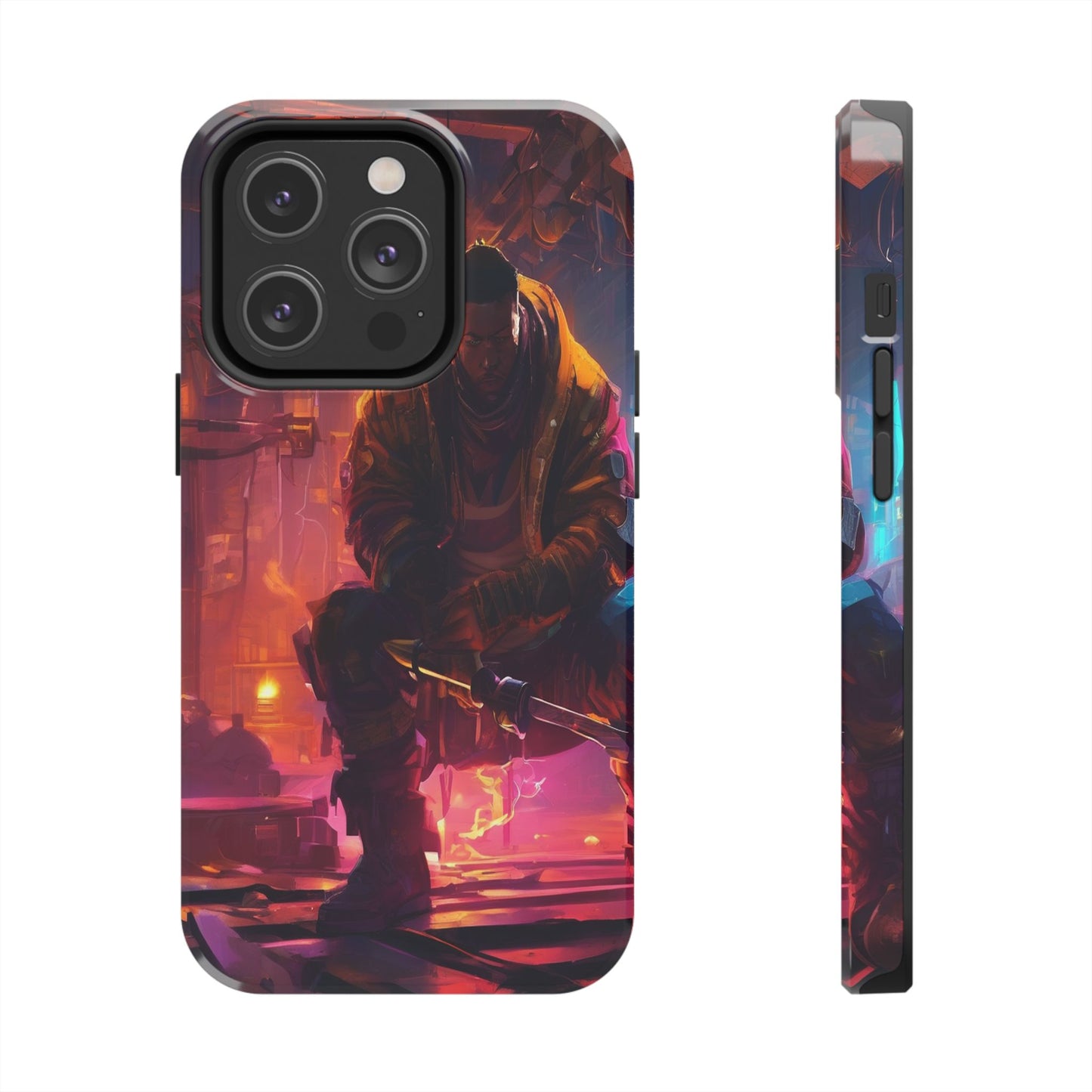 Tough Phone Case - Shockproof TPU & PC Shell for iPhone & Samsung