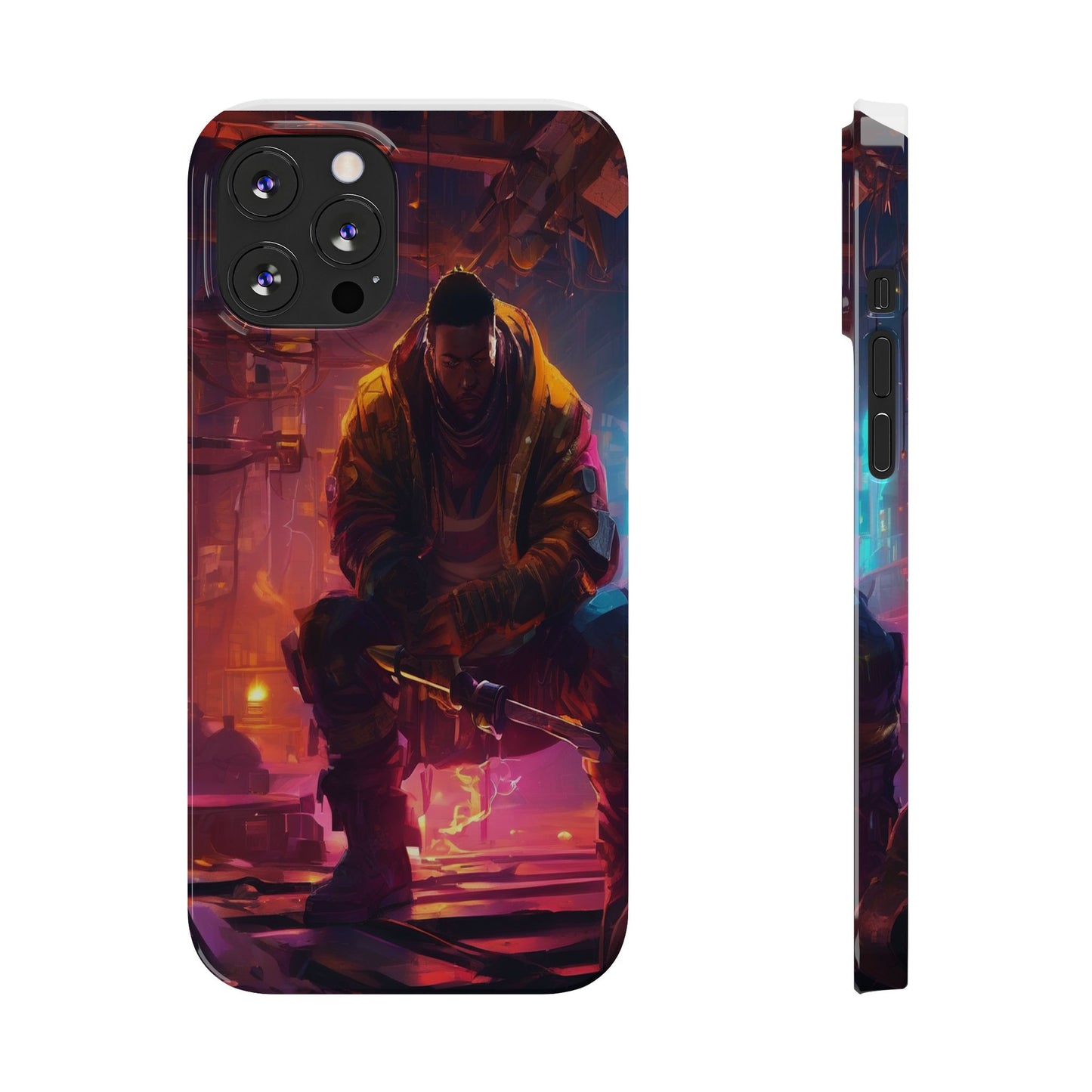 Slim Phone Case for iPhone 16 - Ultra-Thin, Glossy PC