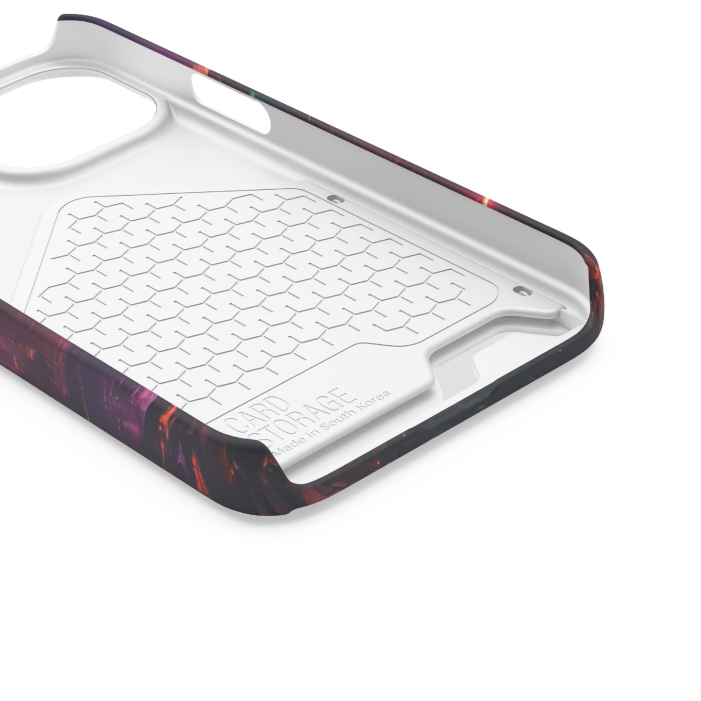 Cyberpunk Neon Card Holder Phone Case MagSafe