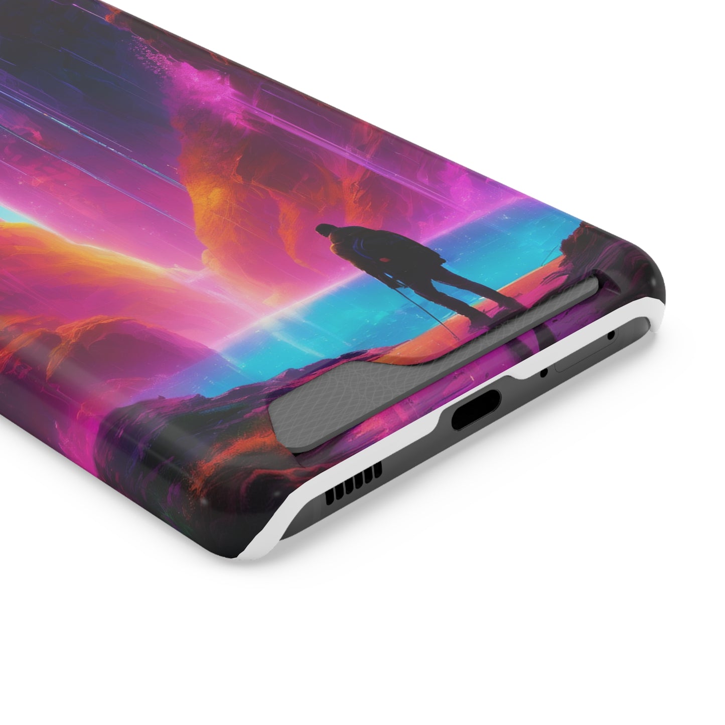 Neon Phone Case with Card Holder – MagSafe, 1 Card Slot