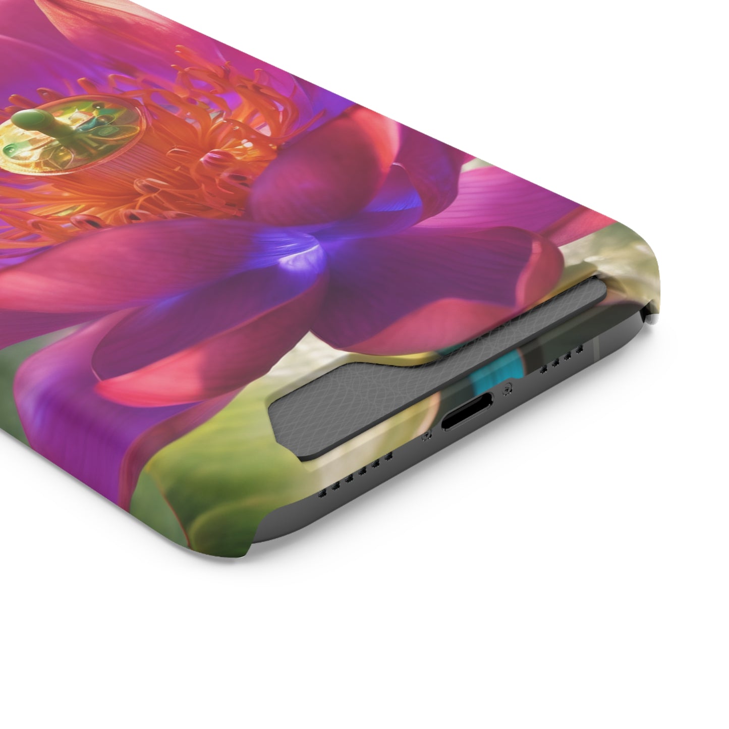 Neon Phone Case with Card Holder - MagSafe Polycarbonate Glossy/Matte