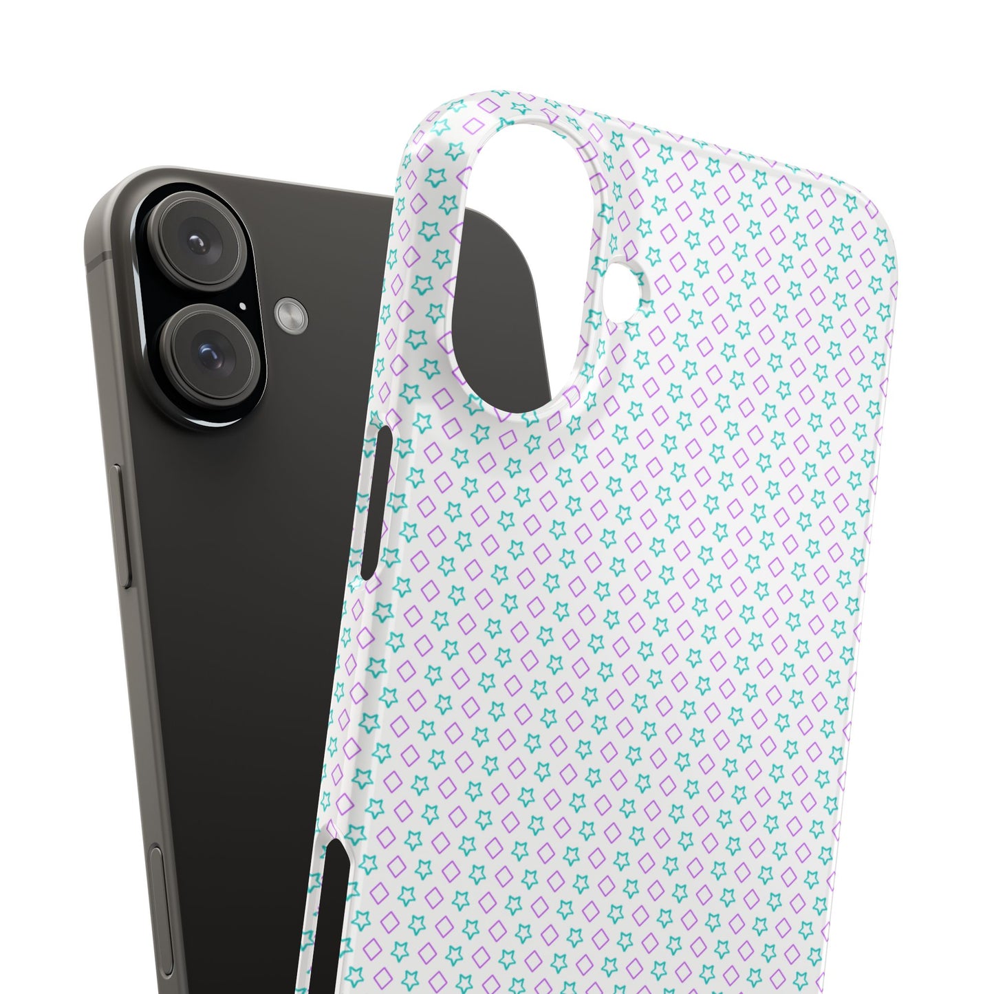 Slim Phone Case for iPhone 16 - Neon Glossy Lexan Finish