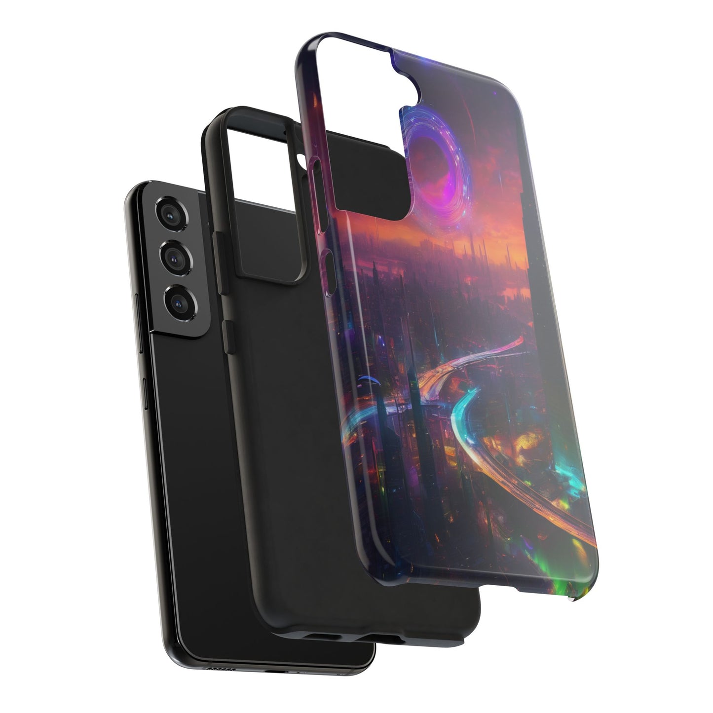 Tough Phone Case – Shockproof TPU/Polycarbonate for iPhone & Samsung