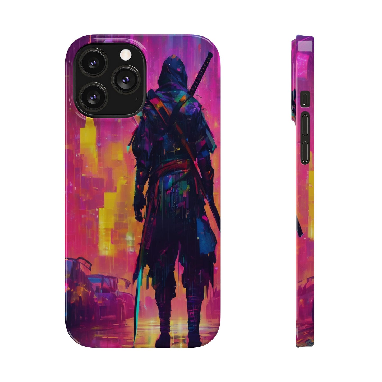 Neon Slim Phone Case for iPhone 16 - Glossy Lexan Finish