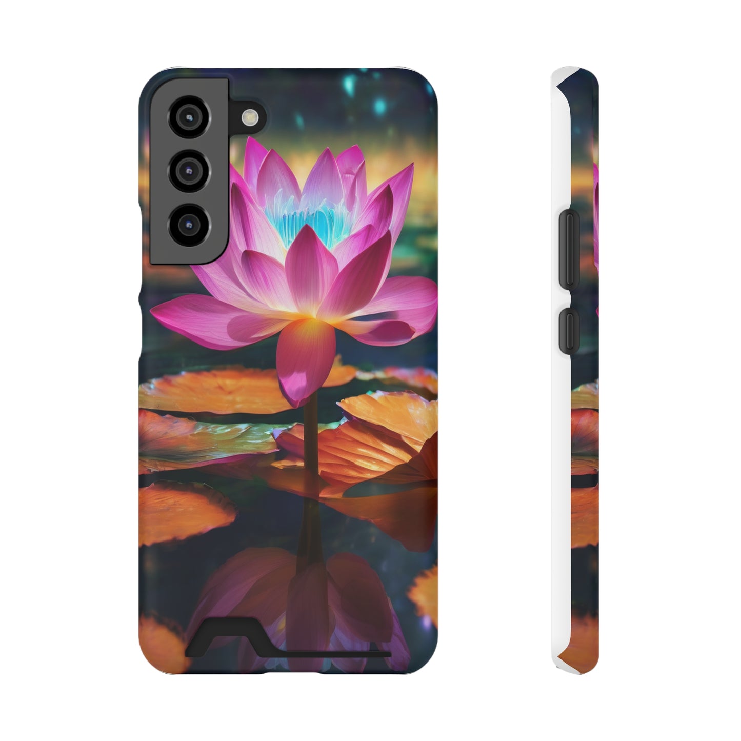 Neon Phone Case with Card Holder - MagSafe & Card Storage